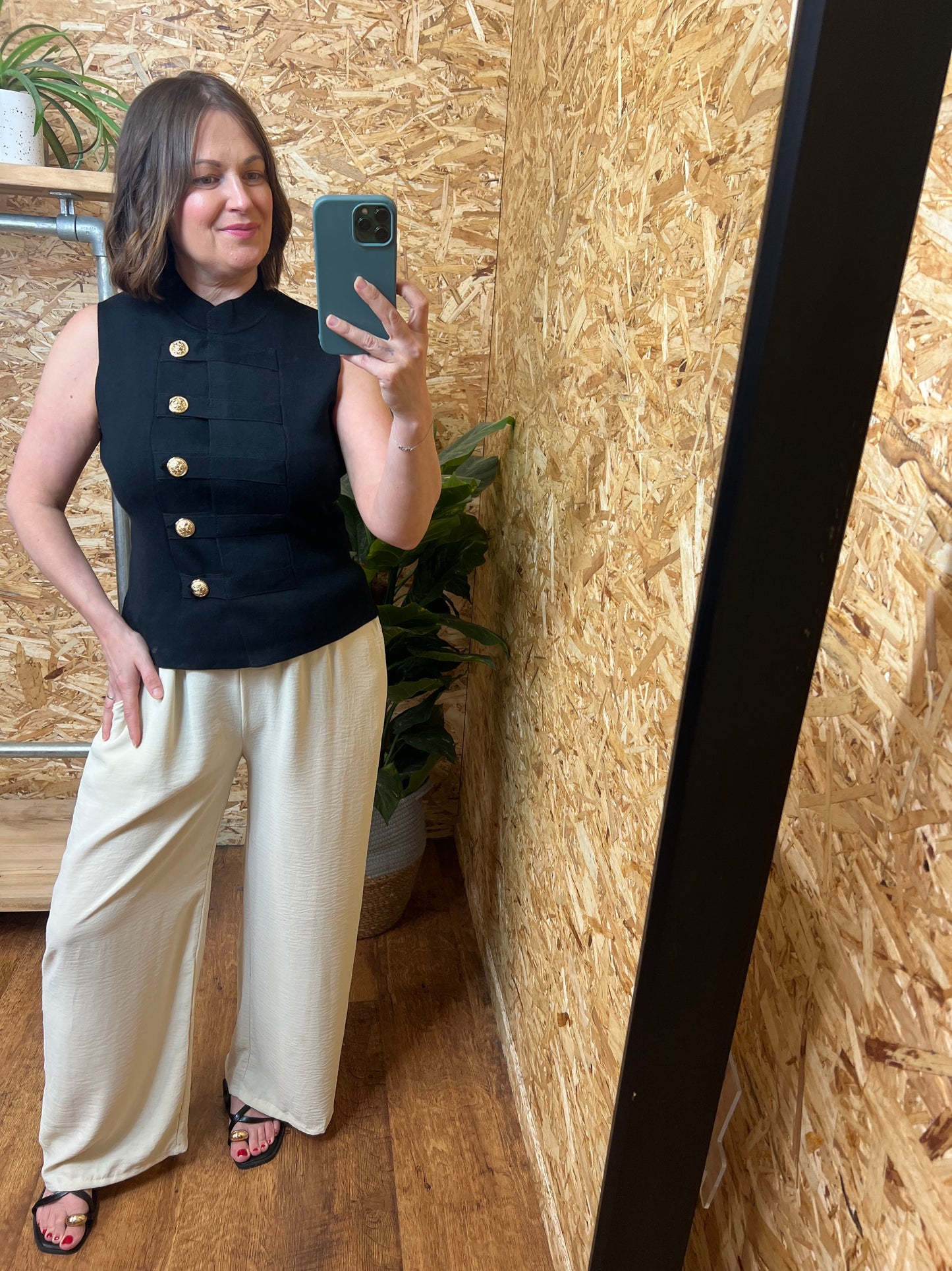 Military Fine Knit Top
