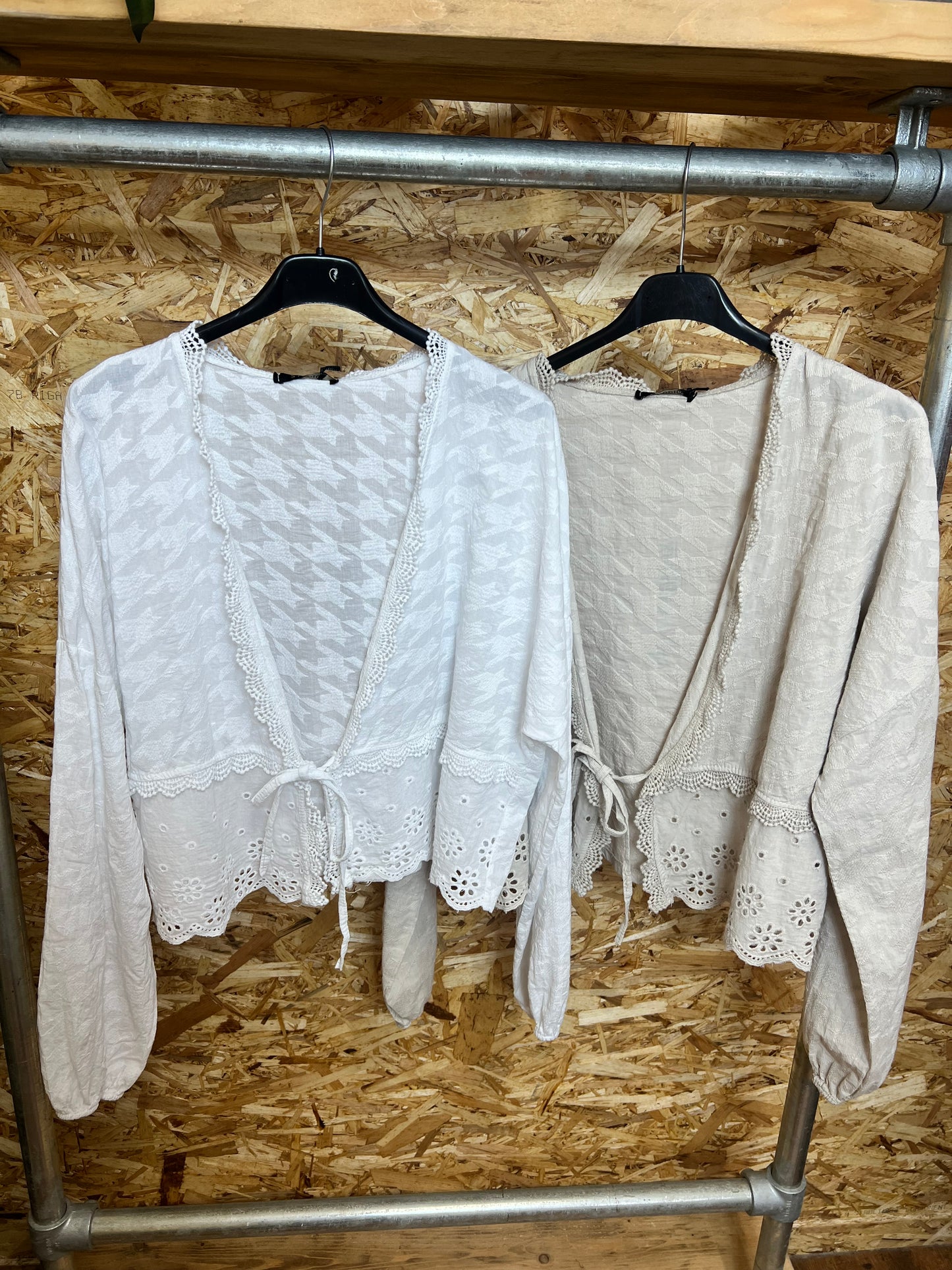 Broderie Anglaise Trim Jacket