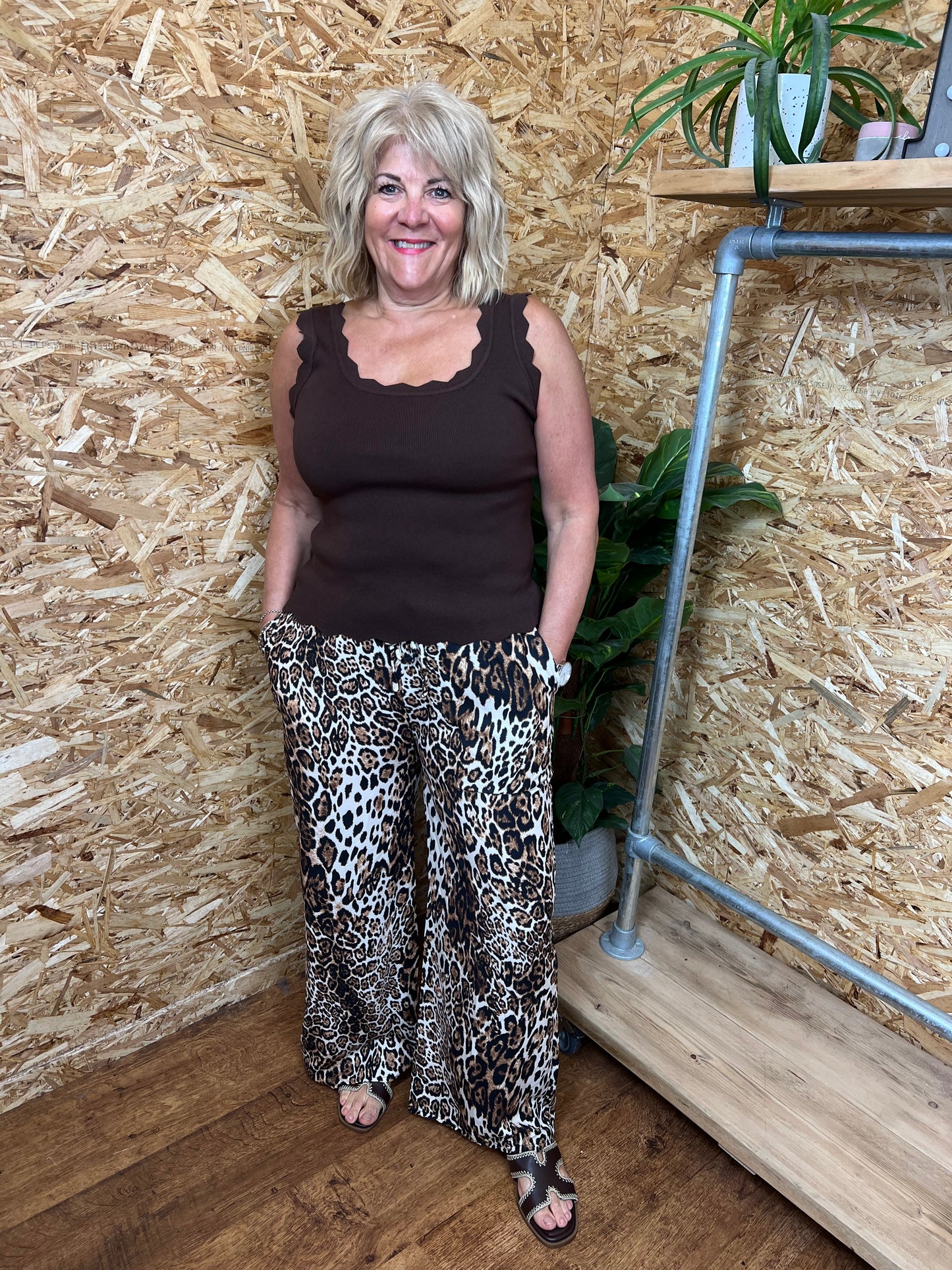 Animal Print Trousers
