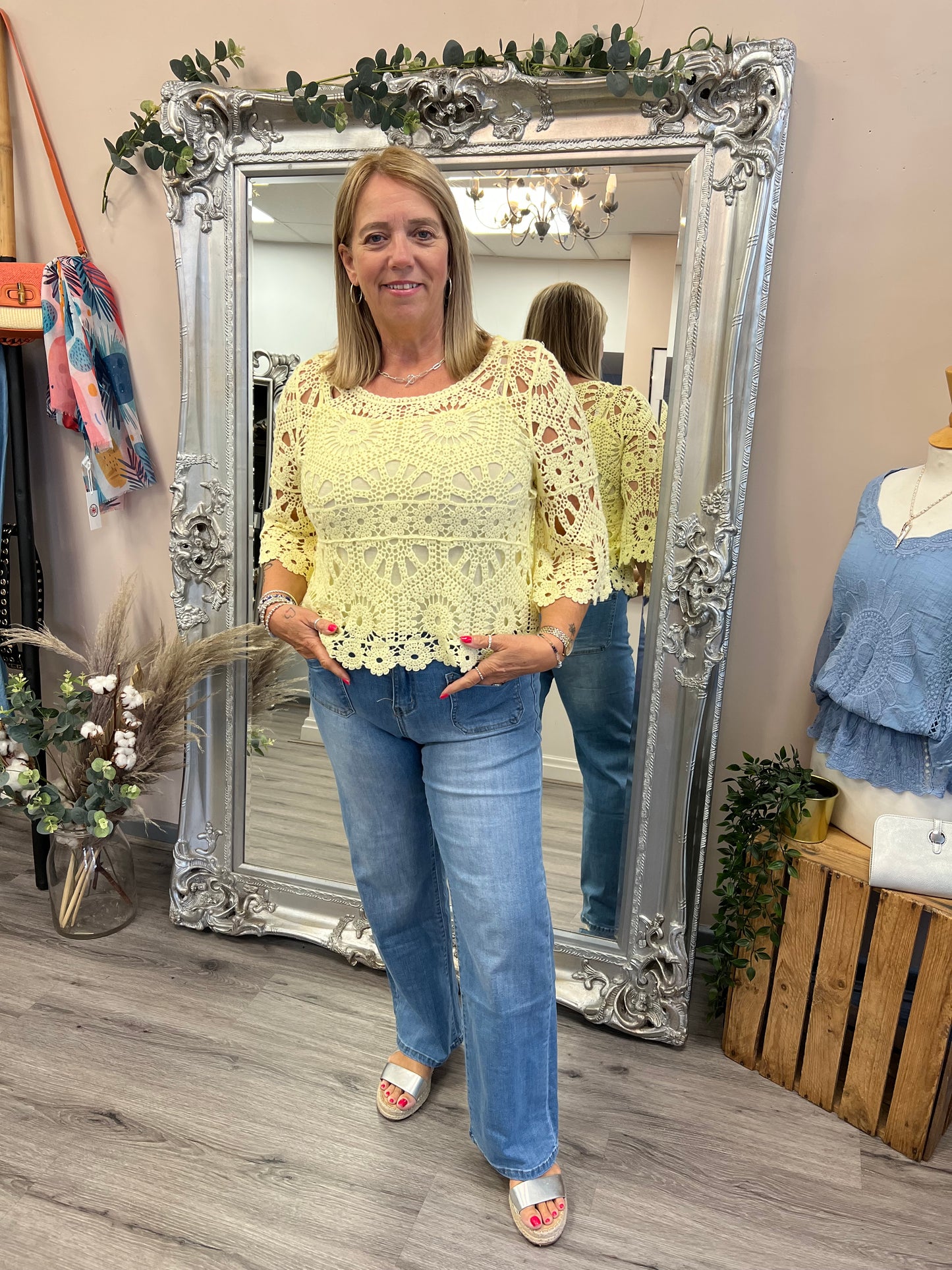 Anna Crochet Top