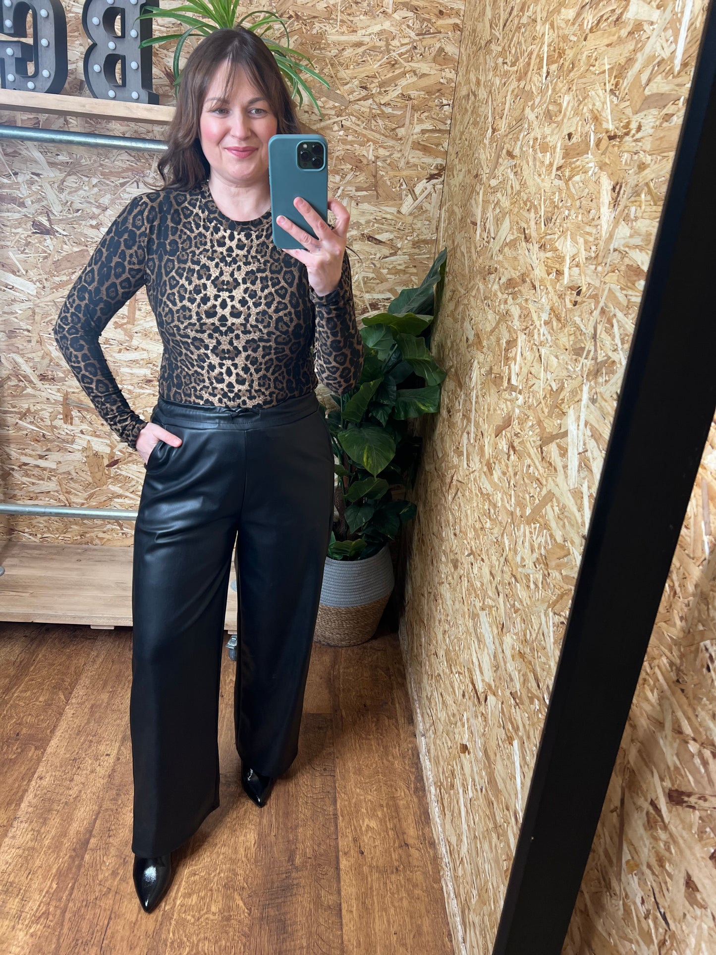 Leopard Print Layering Top