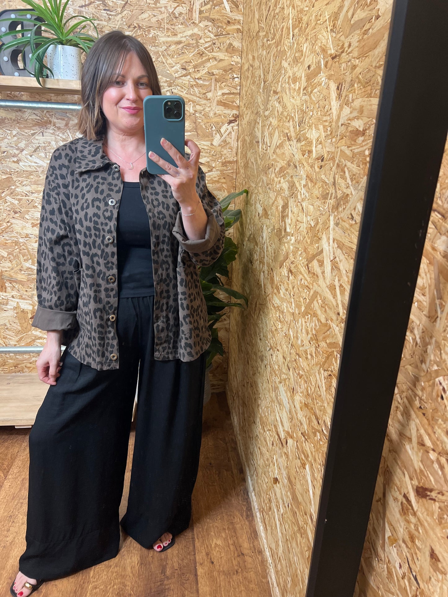 Animal Print Shacket