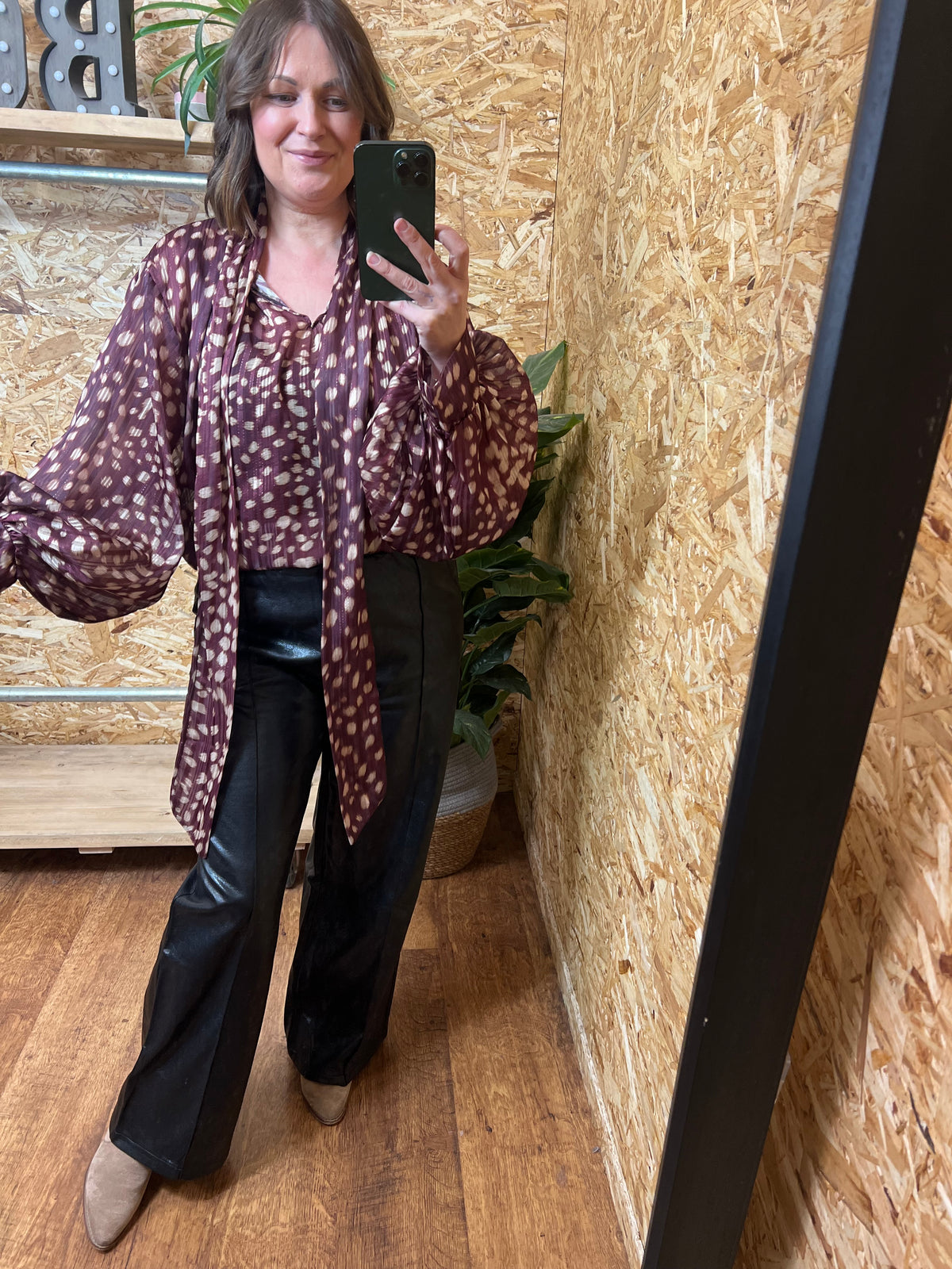 Sylvie Pussy Bow Blouse