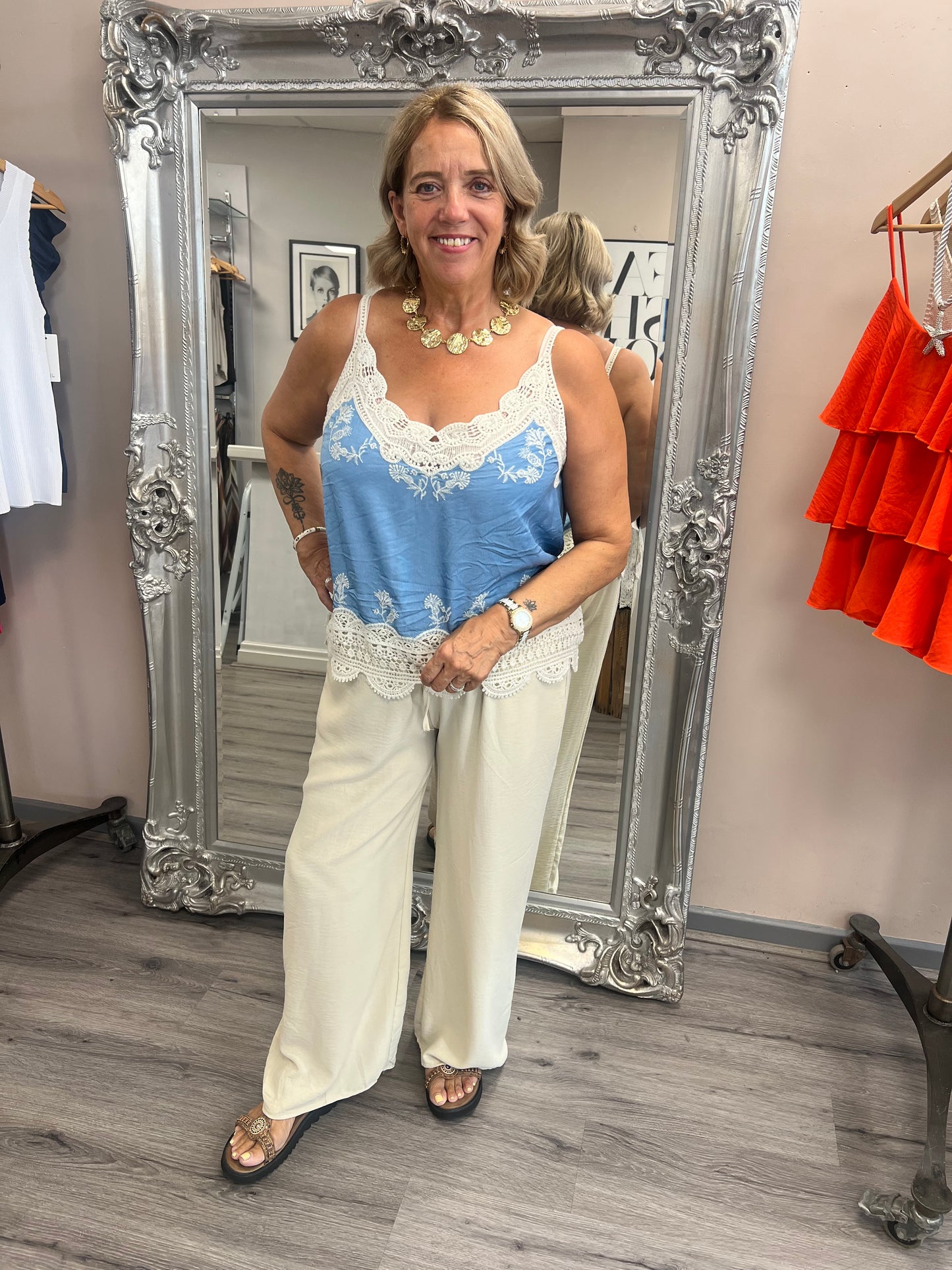 Lace Trim Cami