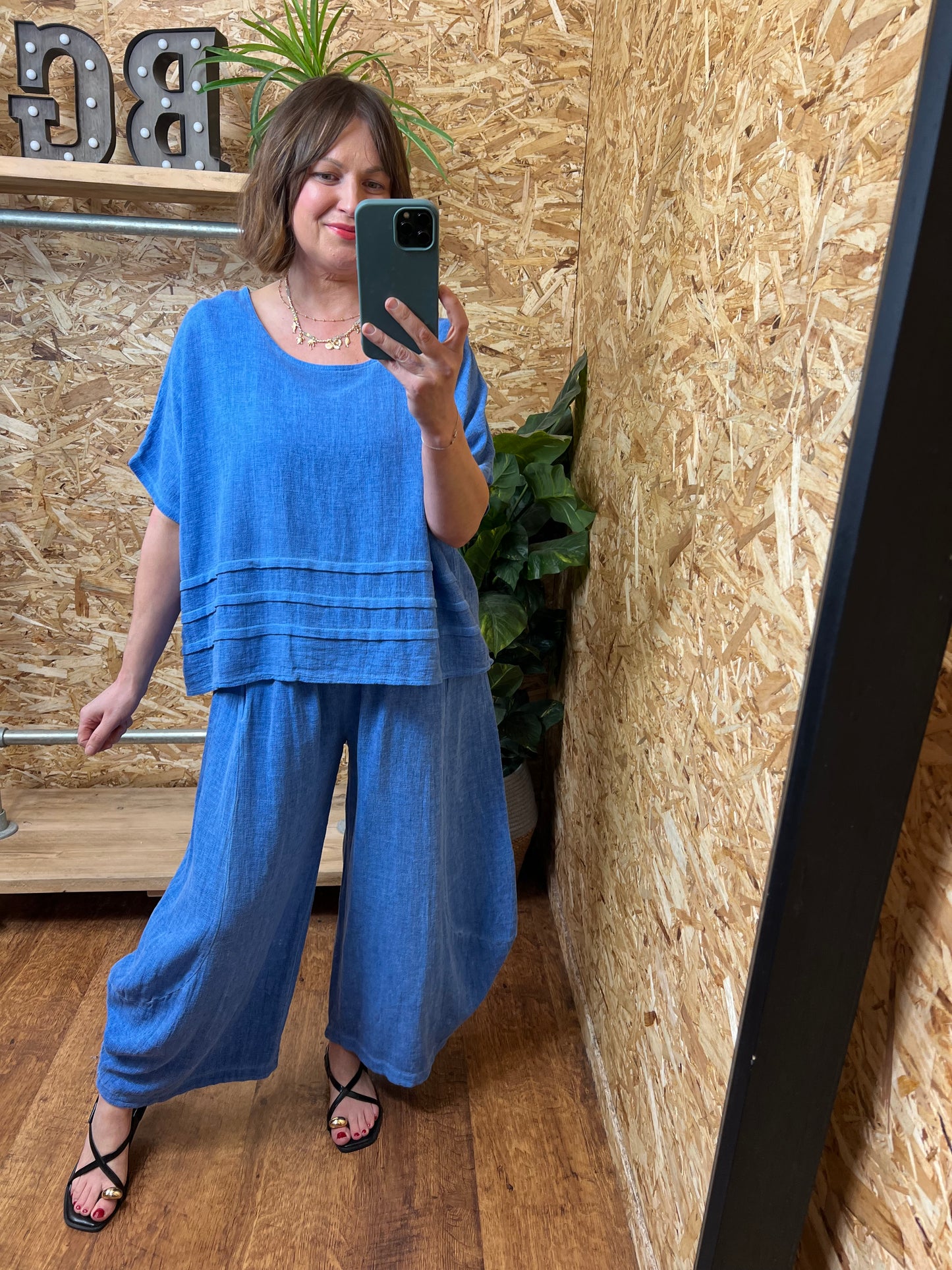 Nola Pleat Detail Top