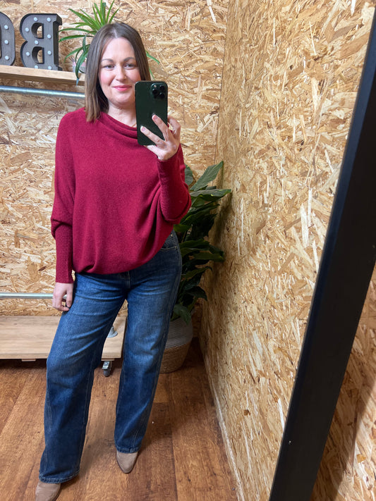 Cleo Asymmetric Knit