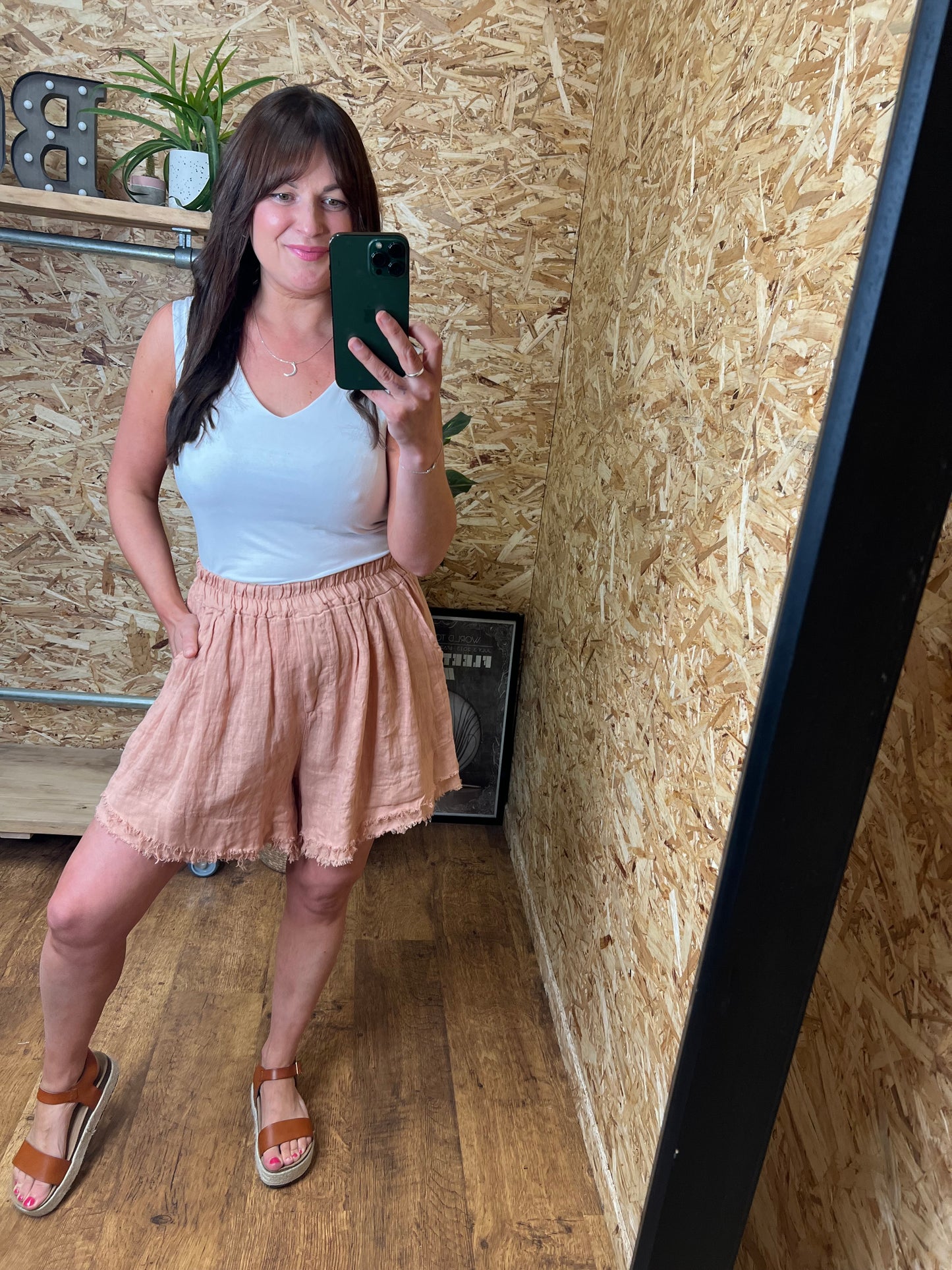 Athena Linen Shorts