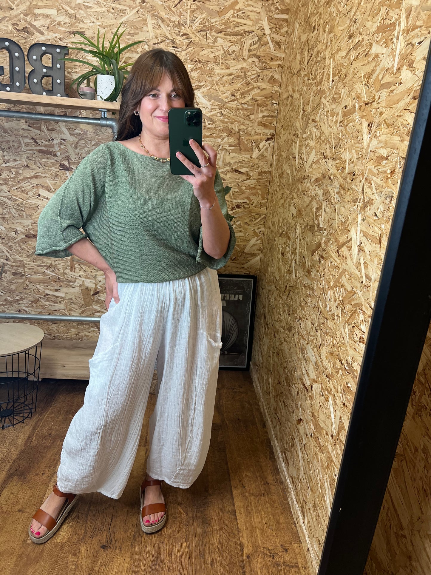 Nola Linen Mix Trousers