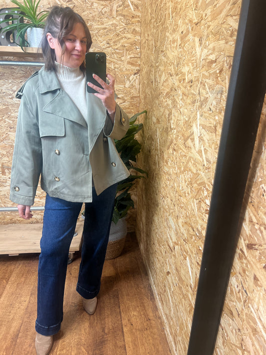 Short Belted Trench
