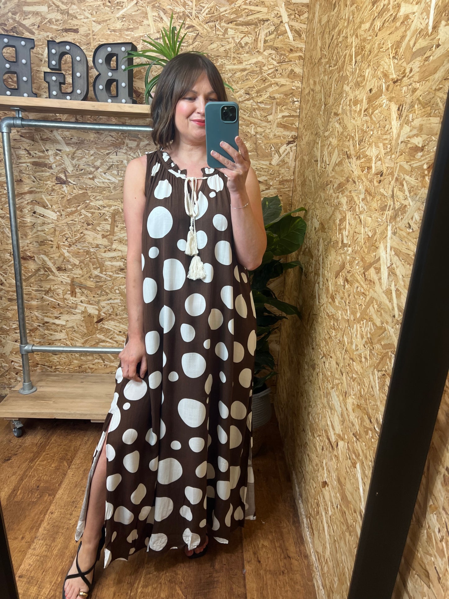 Polka Dot Maxi