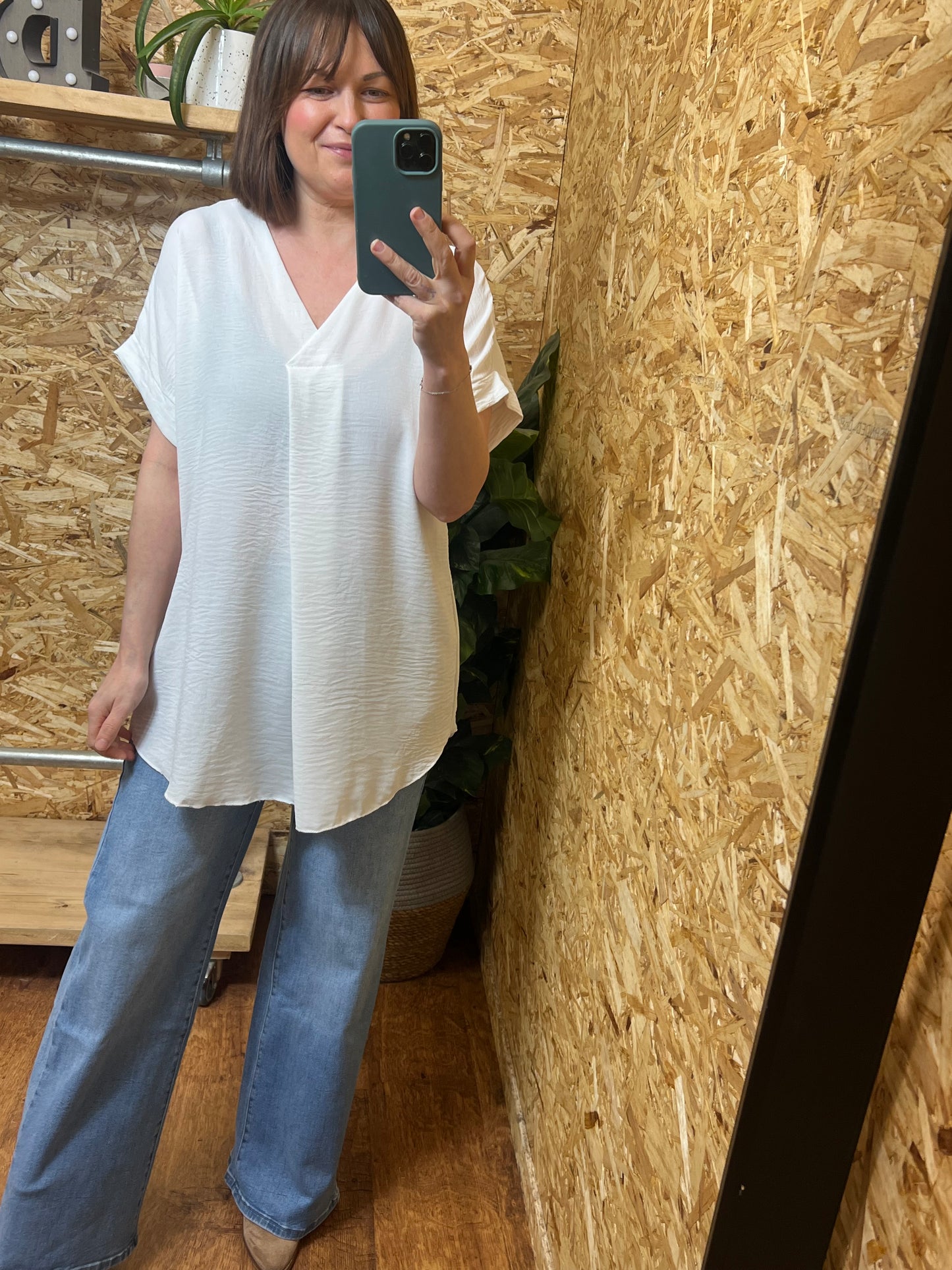 Ebony V Neck Top
