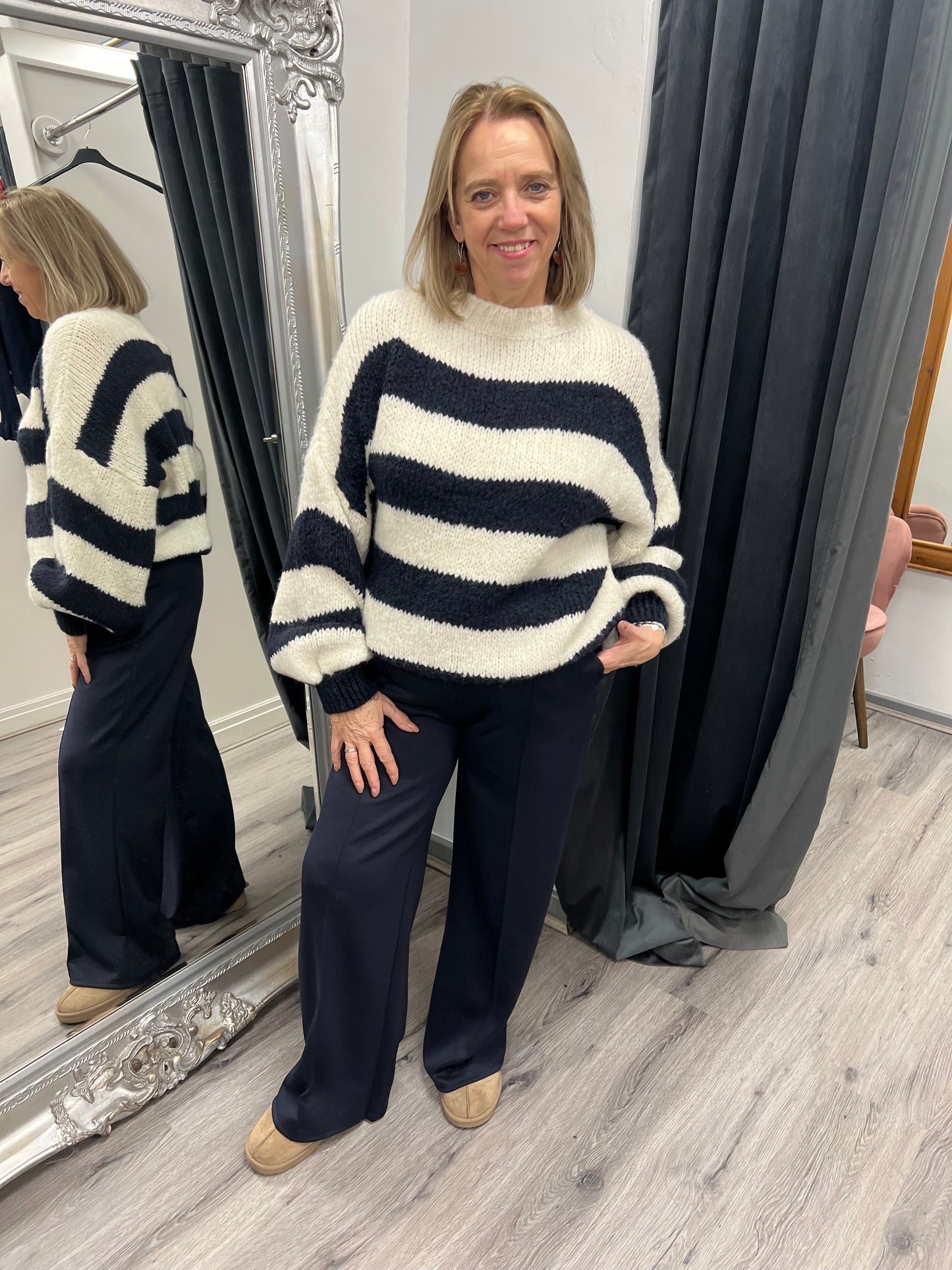 Chunky Stripe Knit
