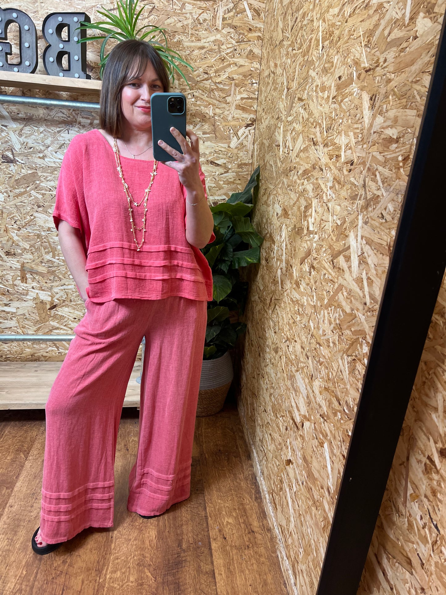Nola Pleat Detail Trousers