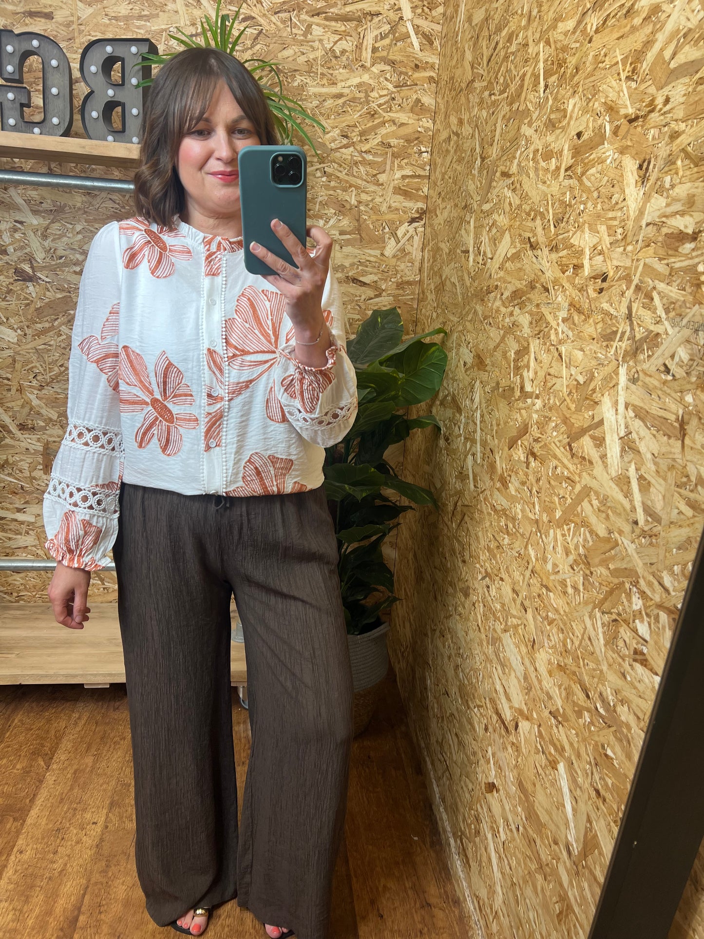 Embroidered Floral Blouse