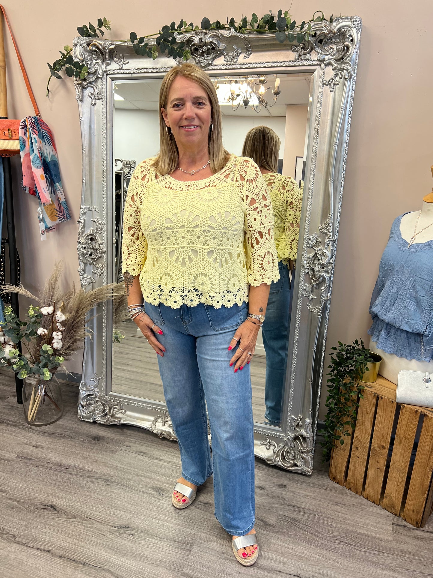 Anna Crochet Top
