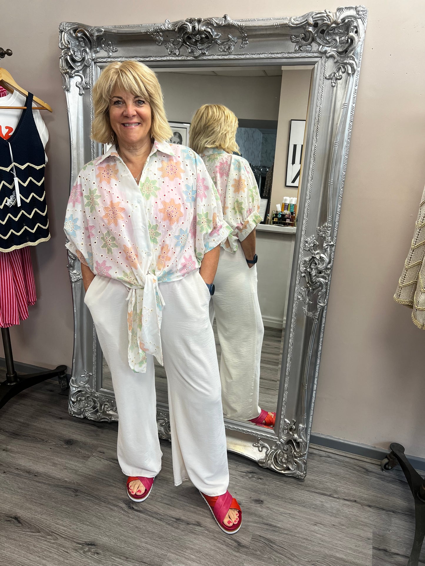 Flower Power Tie Shirt