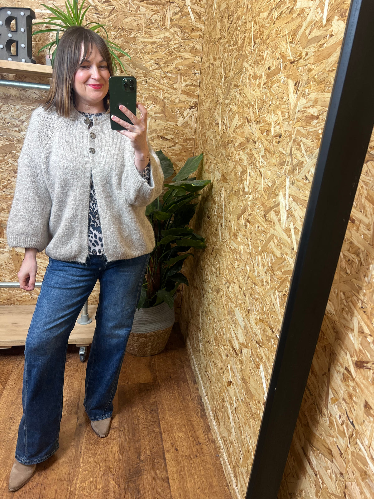 Mayfair Military Button Cardigan