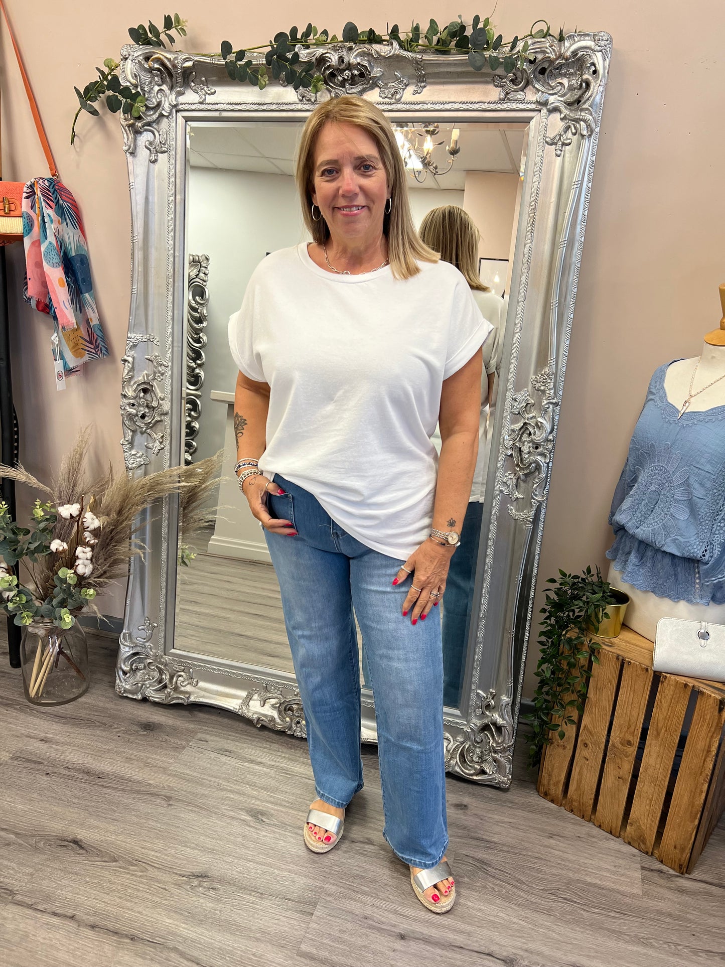 Danni Roll Sleeve Top