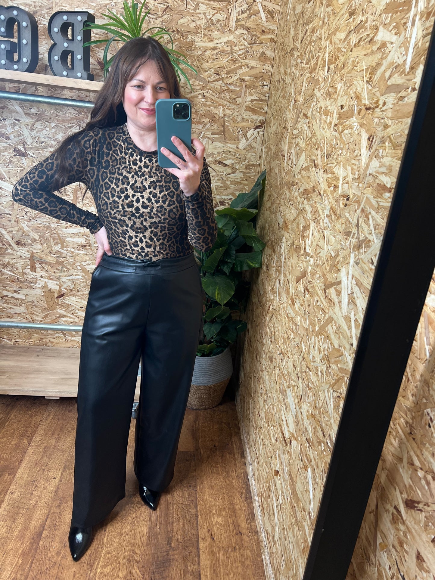 Leopard Print Layering Top