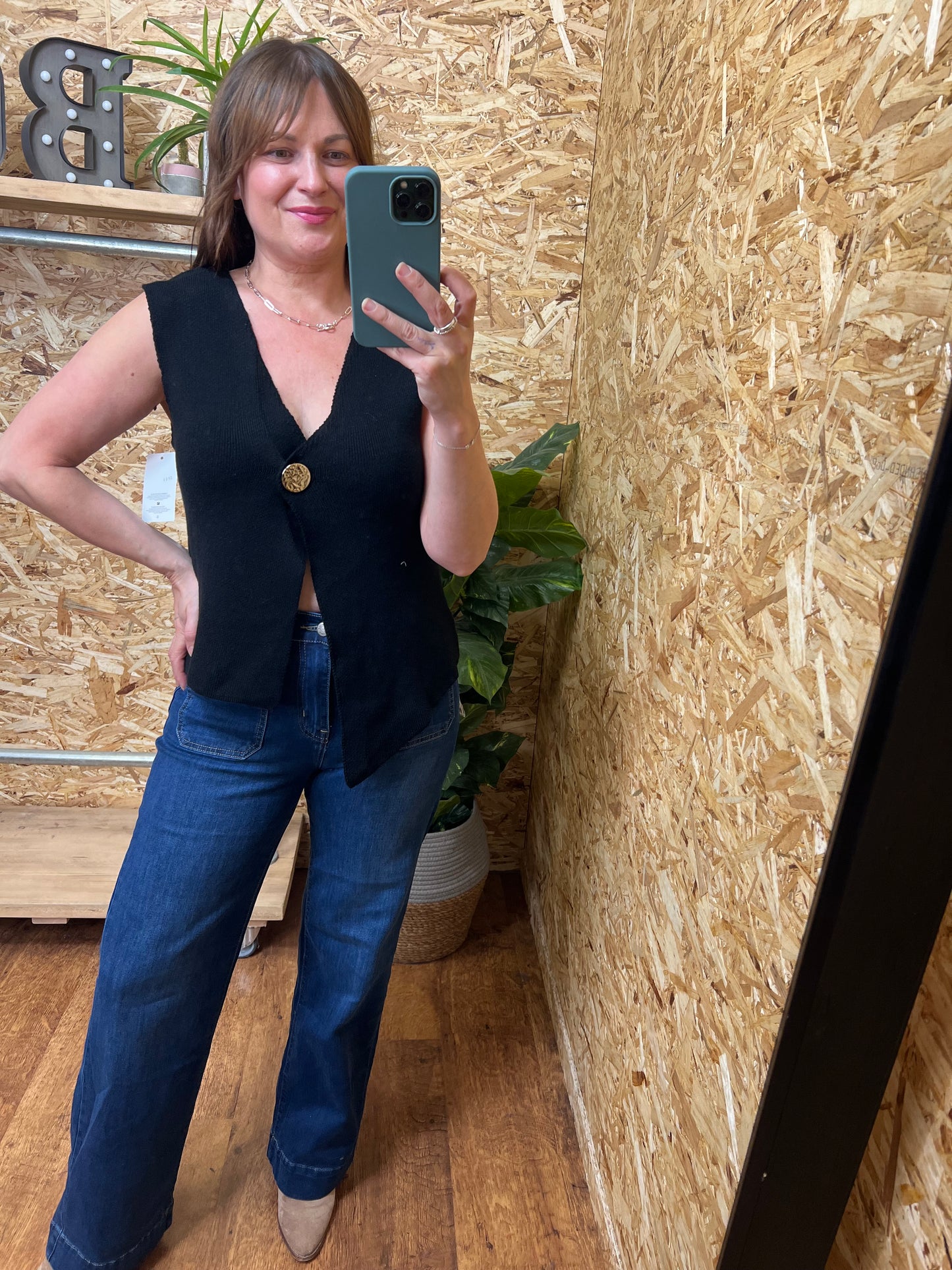 Gold Button Waistcoat