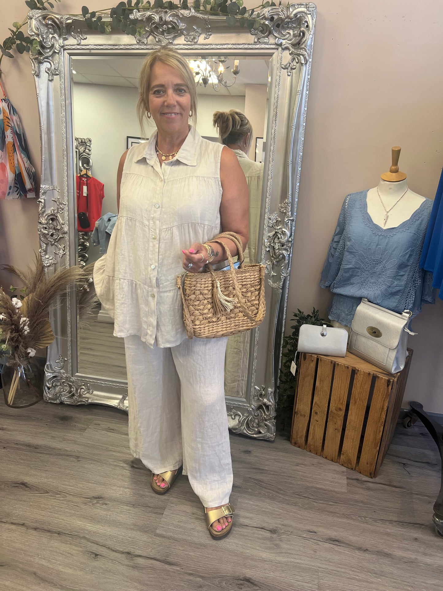 Athena Linen Trousers