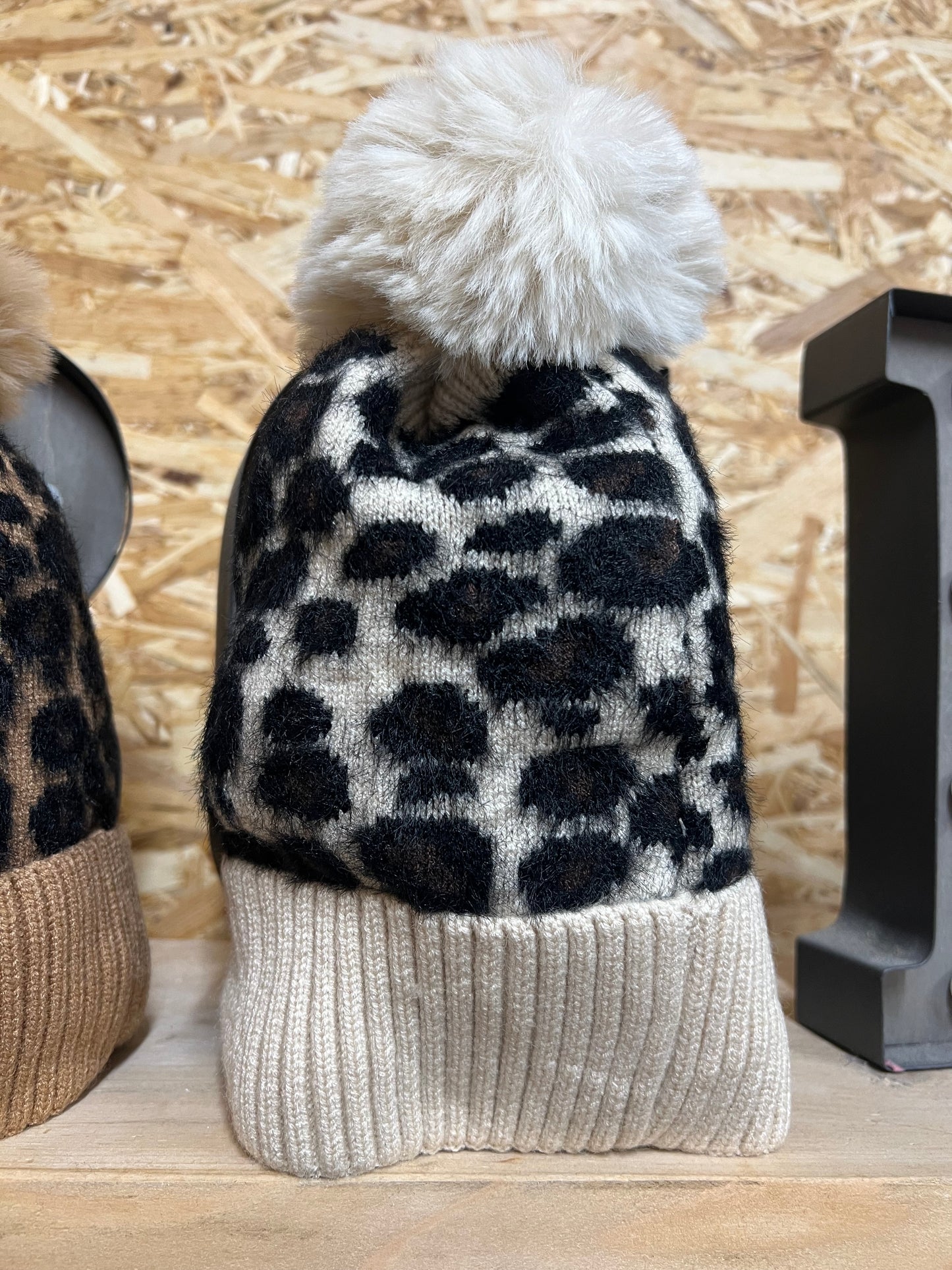 Leopard Bobble Hat