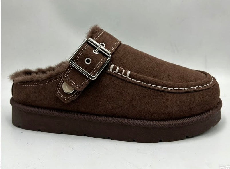 Maddox Fur Lined Mules