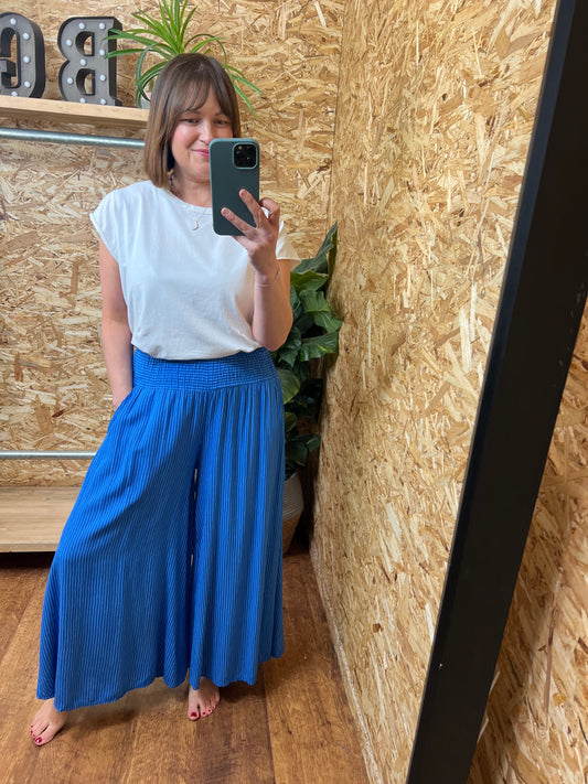 Pinstripe Palazzo Culottes
