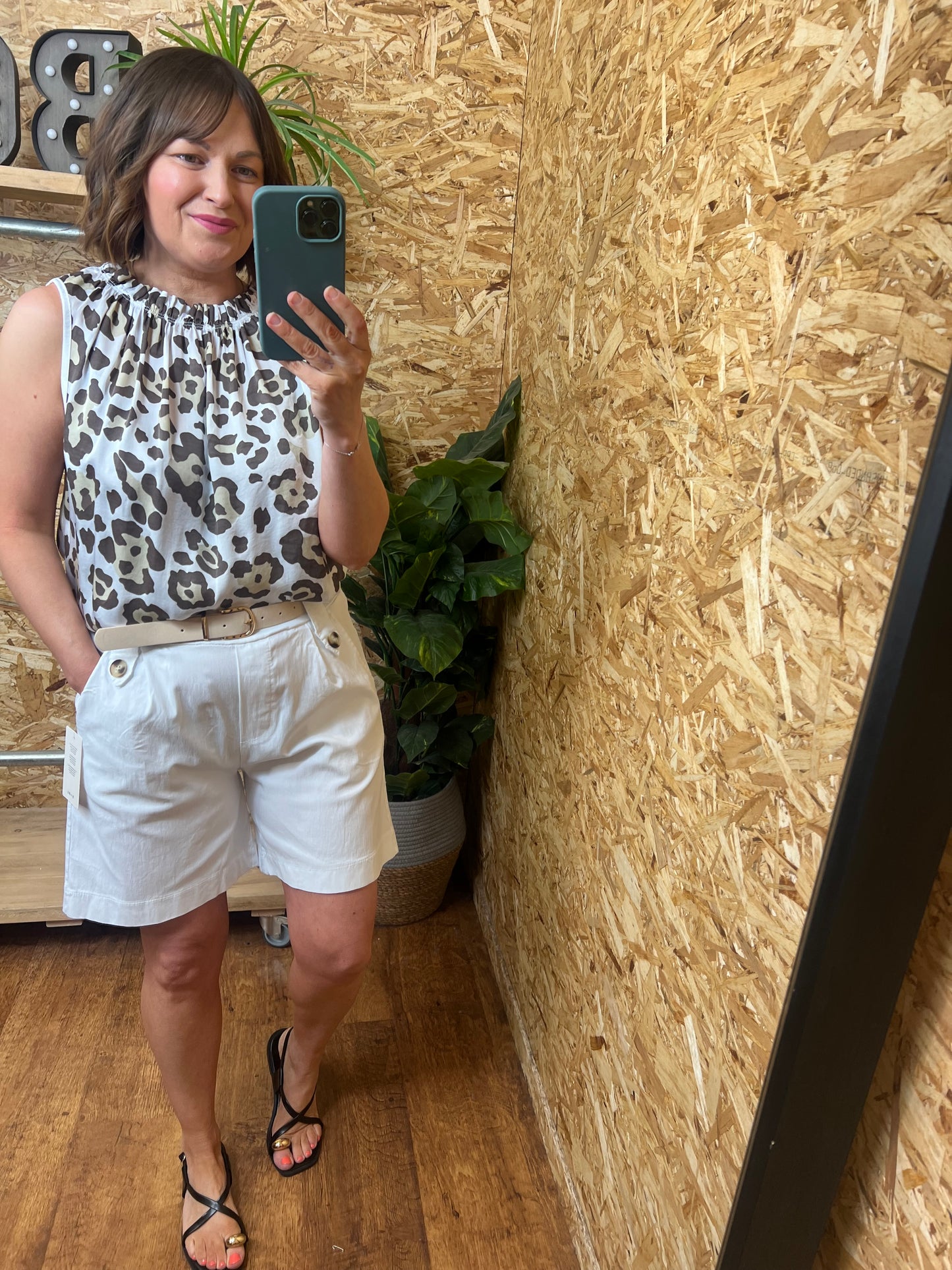 Cora Animal Print Top