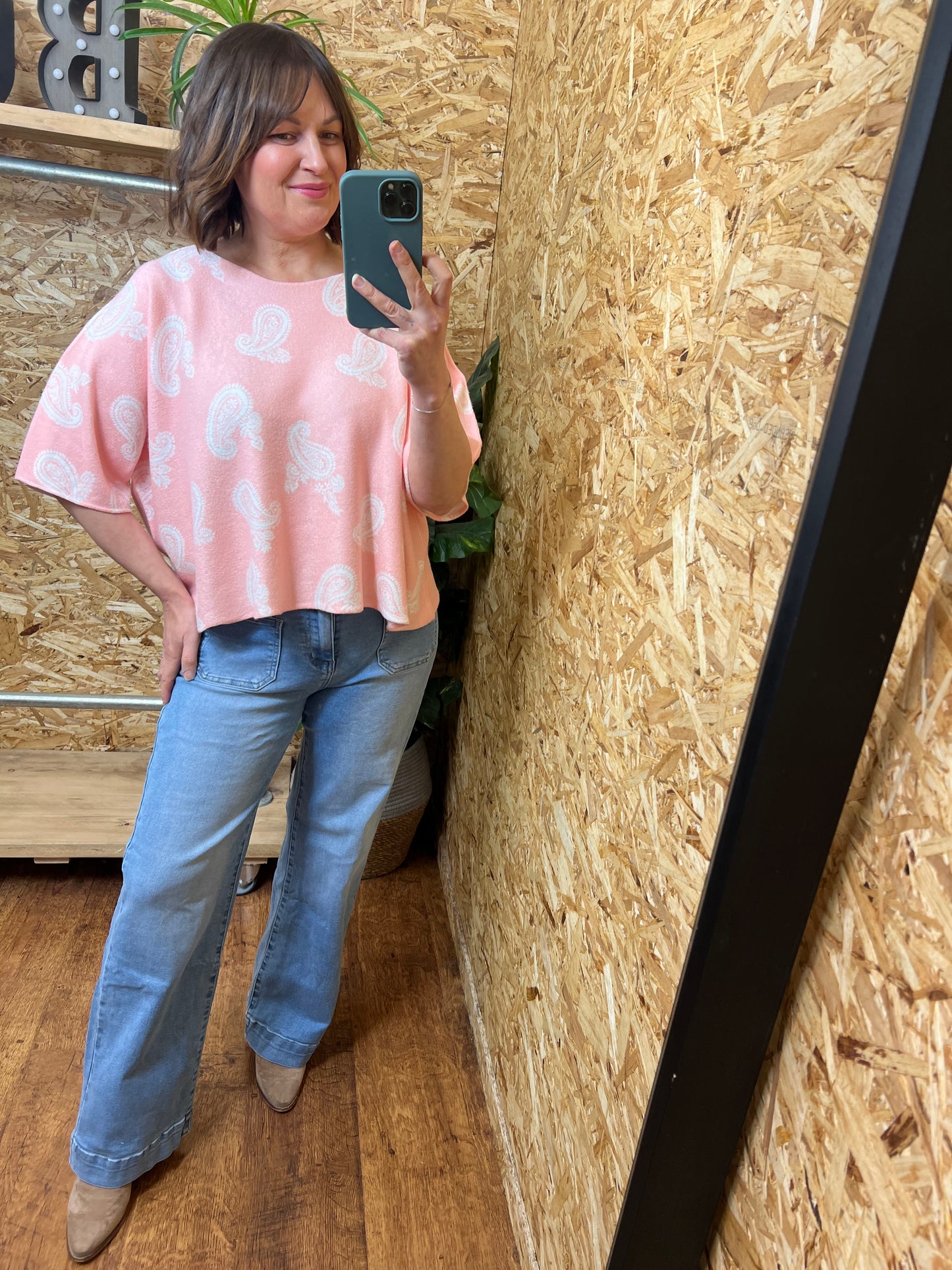 Paisley Print Ella Knit