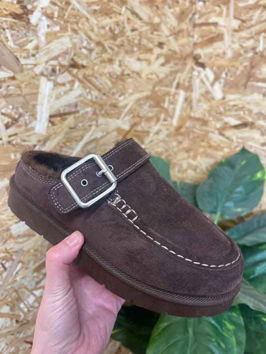 Maddox Fur Lined Mules