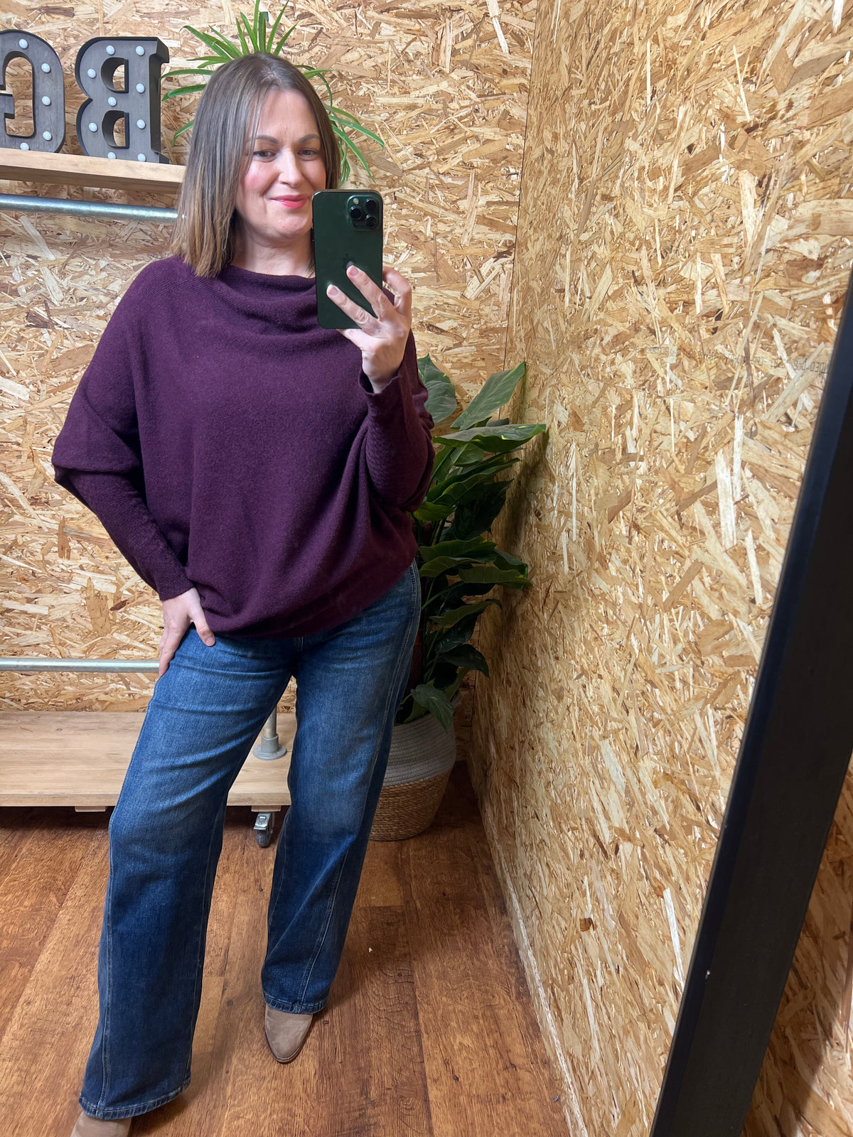 Cleo Asymmetric Knit