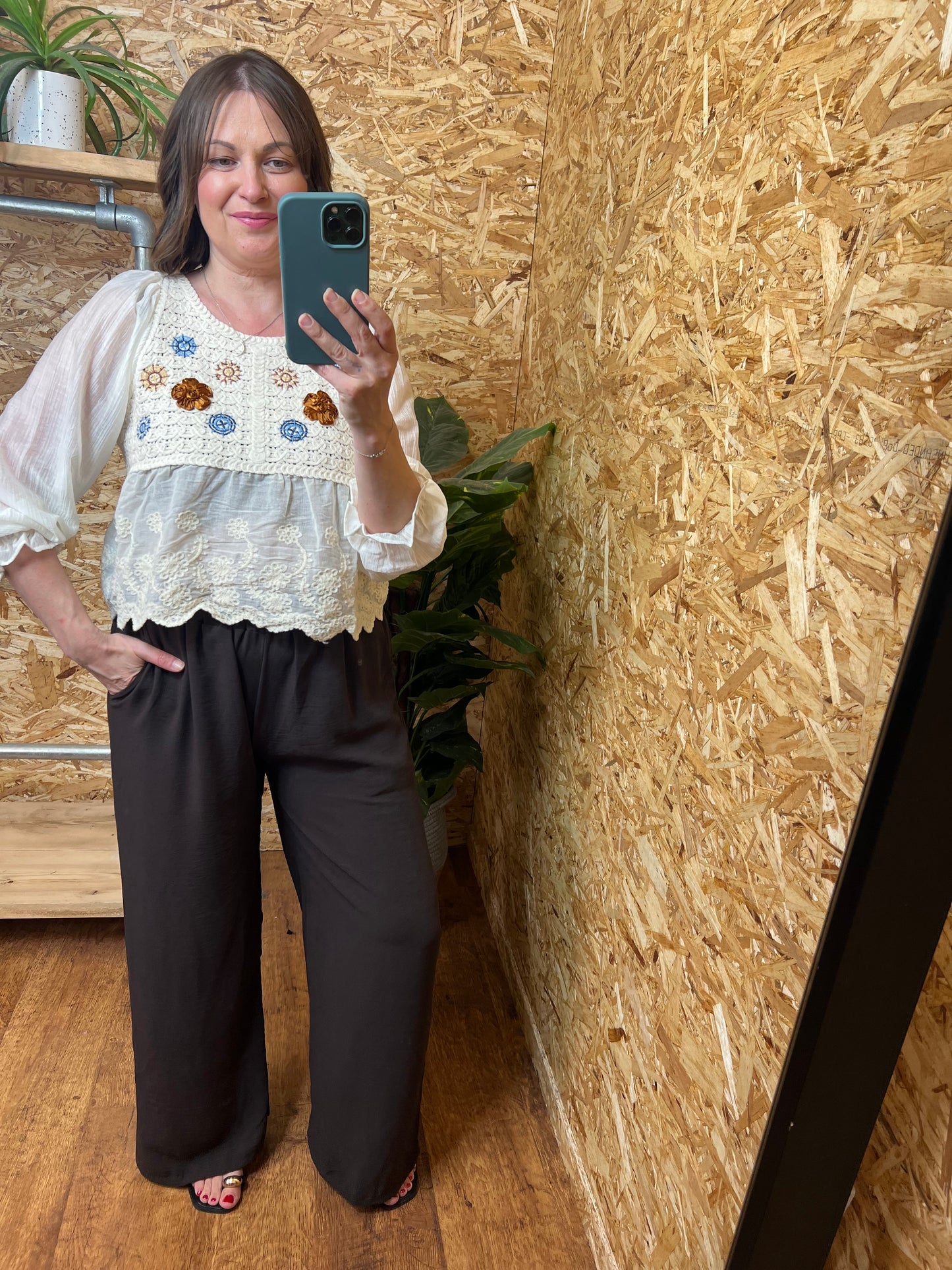 Crochet Smock Top