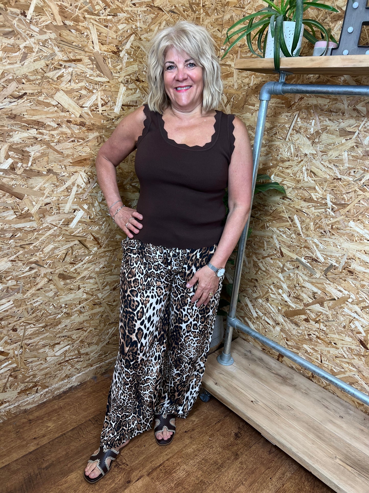 Animal Print Trousers