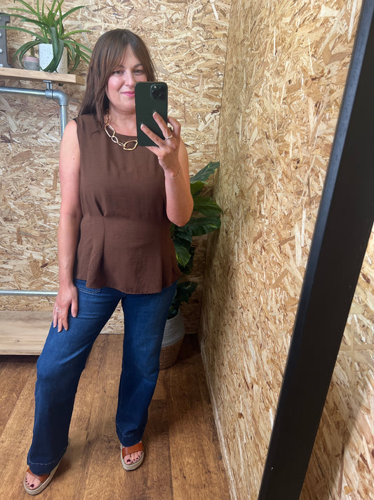 Kayla Peplum Top