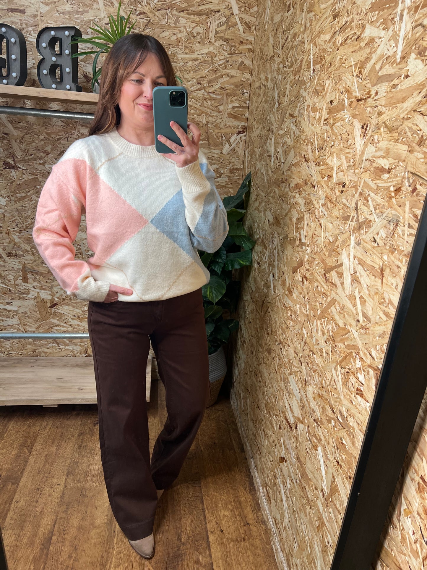 Argyle Knit - Pastel