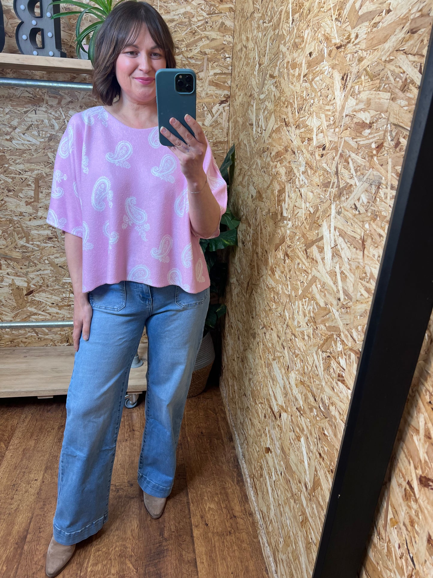 Paisley Print Ella Knit