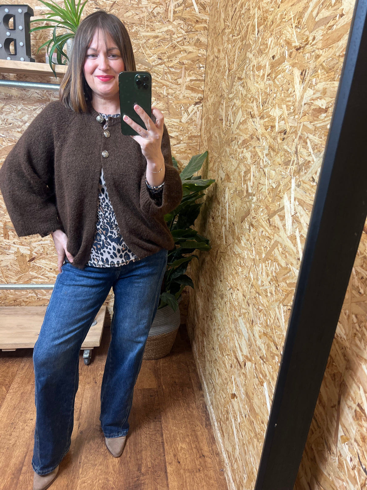 Mayfair Military Button Cardigan