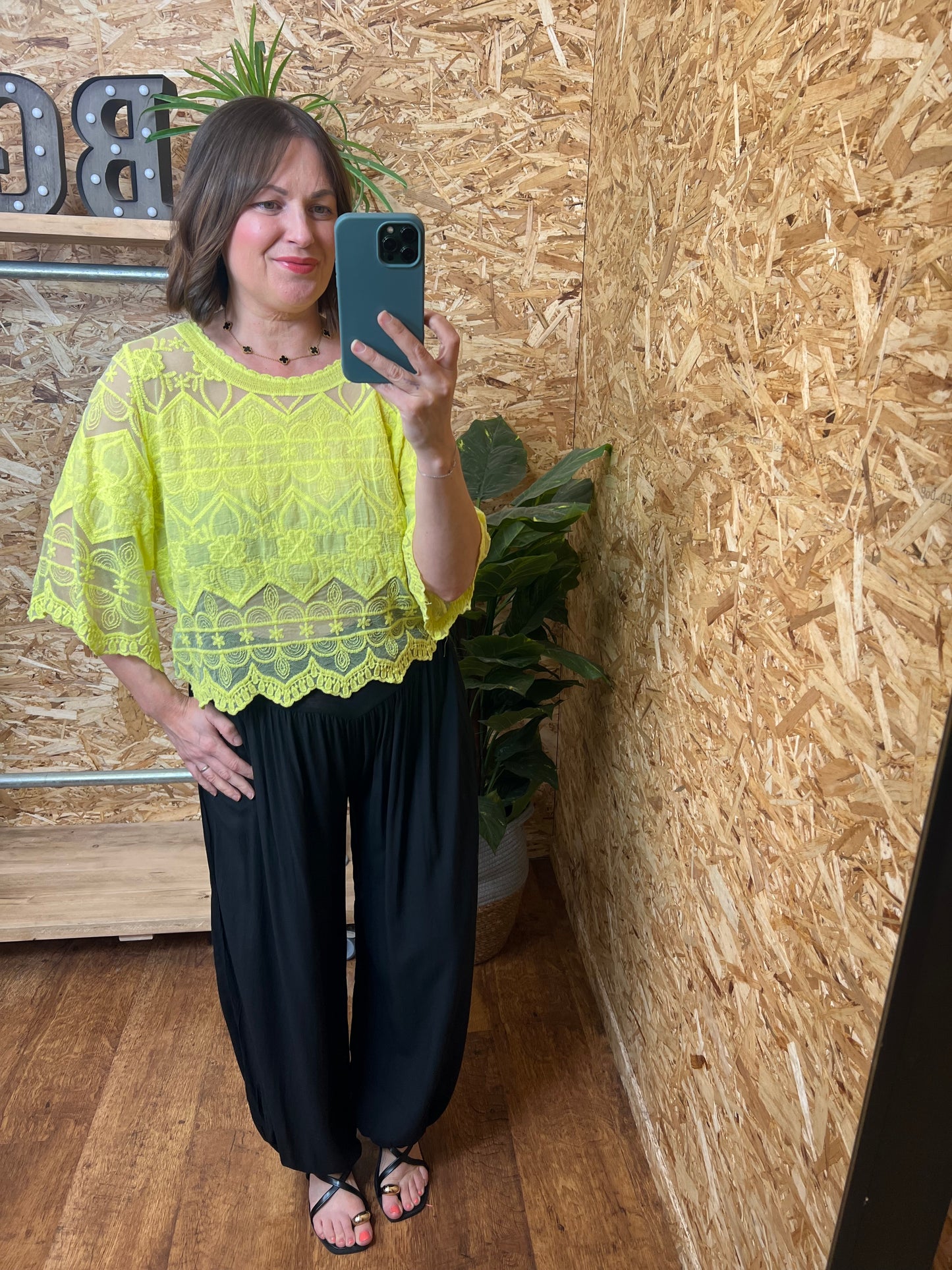 Lace Panel Top