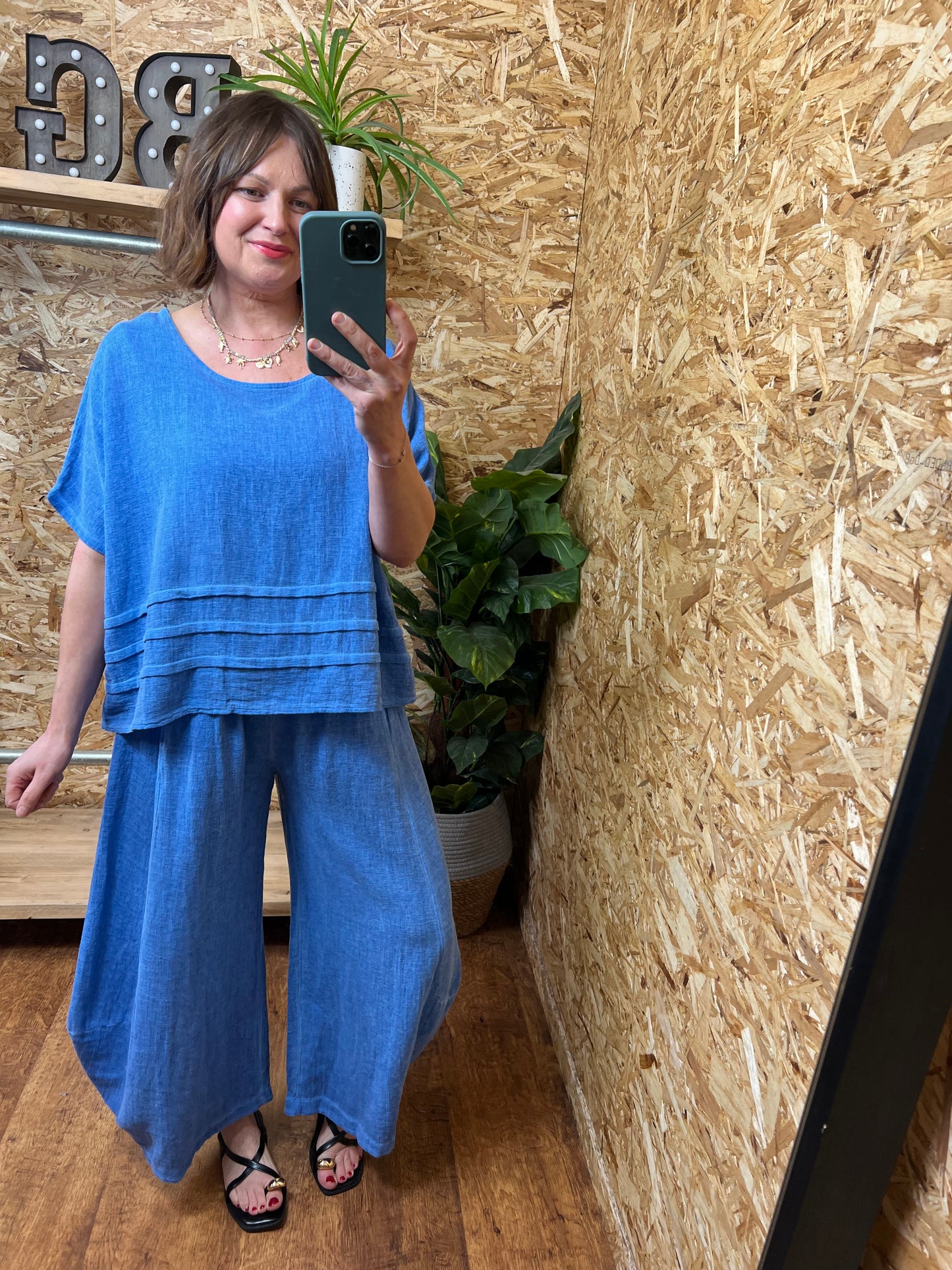 Nola Pleat Detail Top
