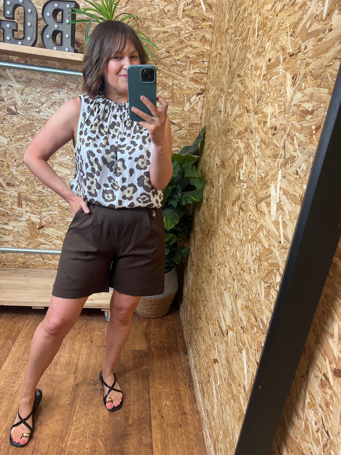 Cora Animal Print Top