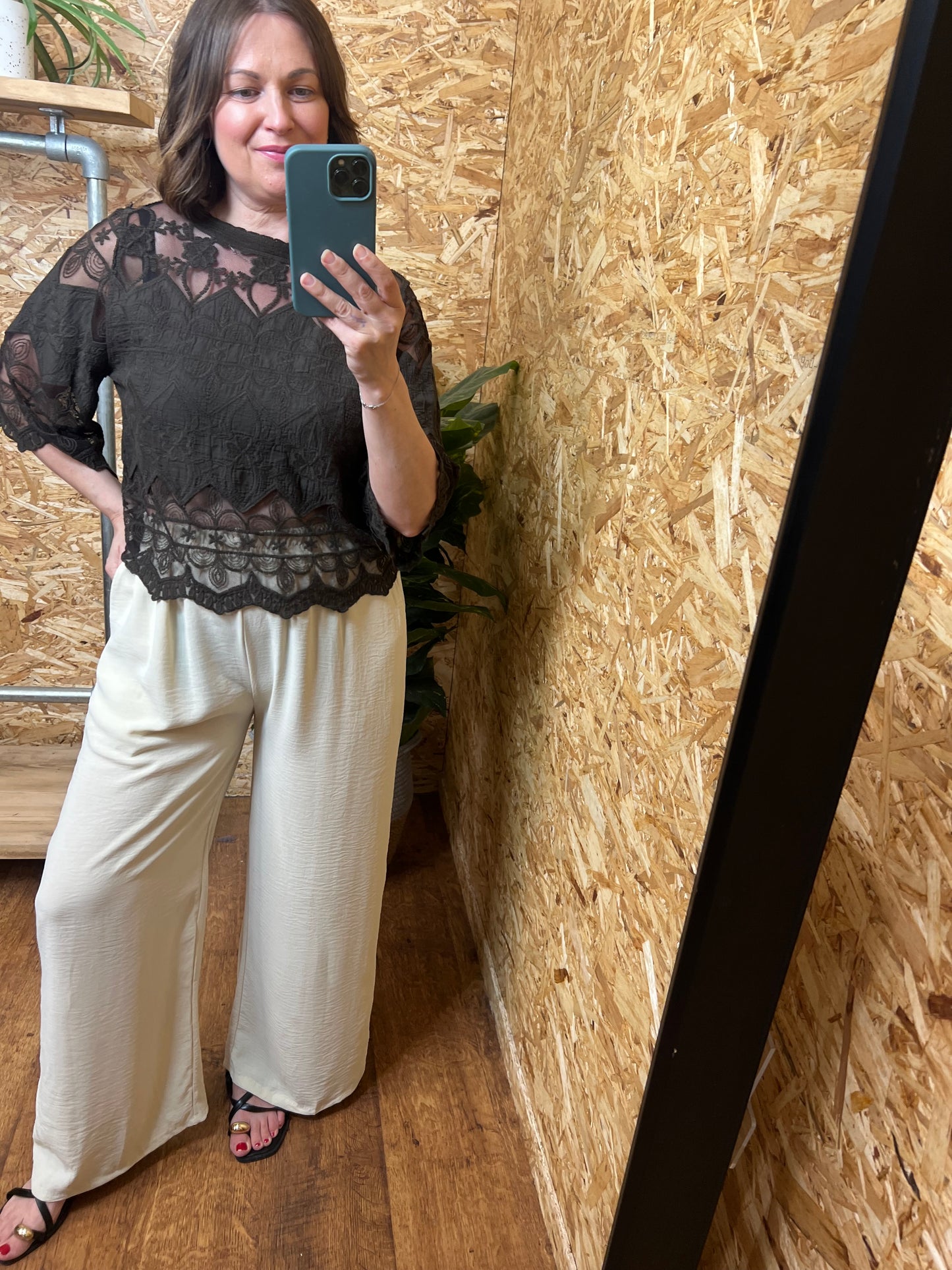Lace Panel Top