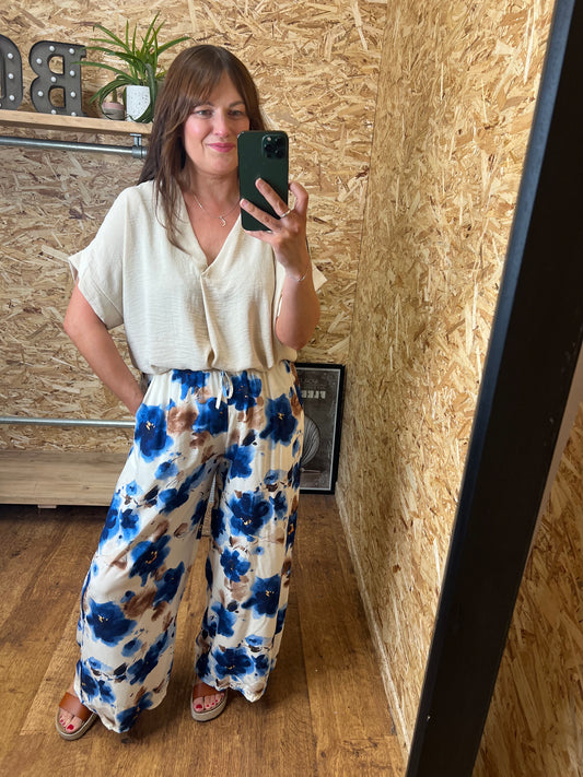 Fleur Wide Leg Trousers