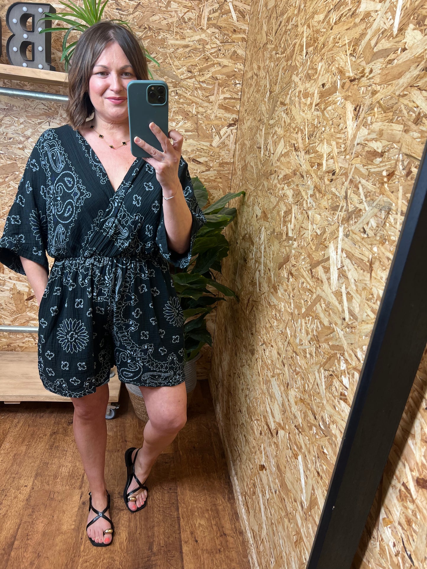 Bandana Print Playsuit