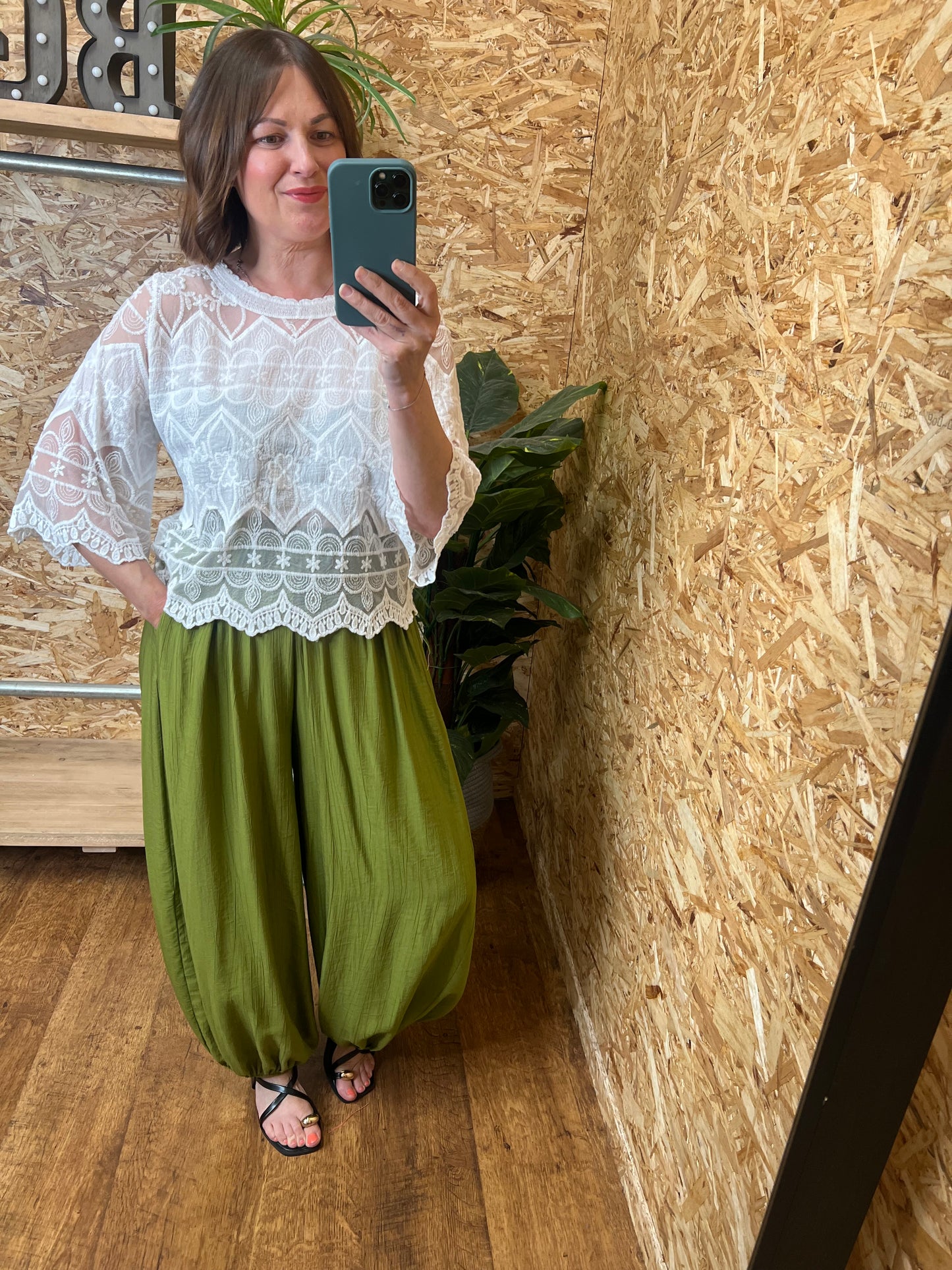 Lace Panel Top