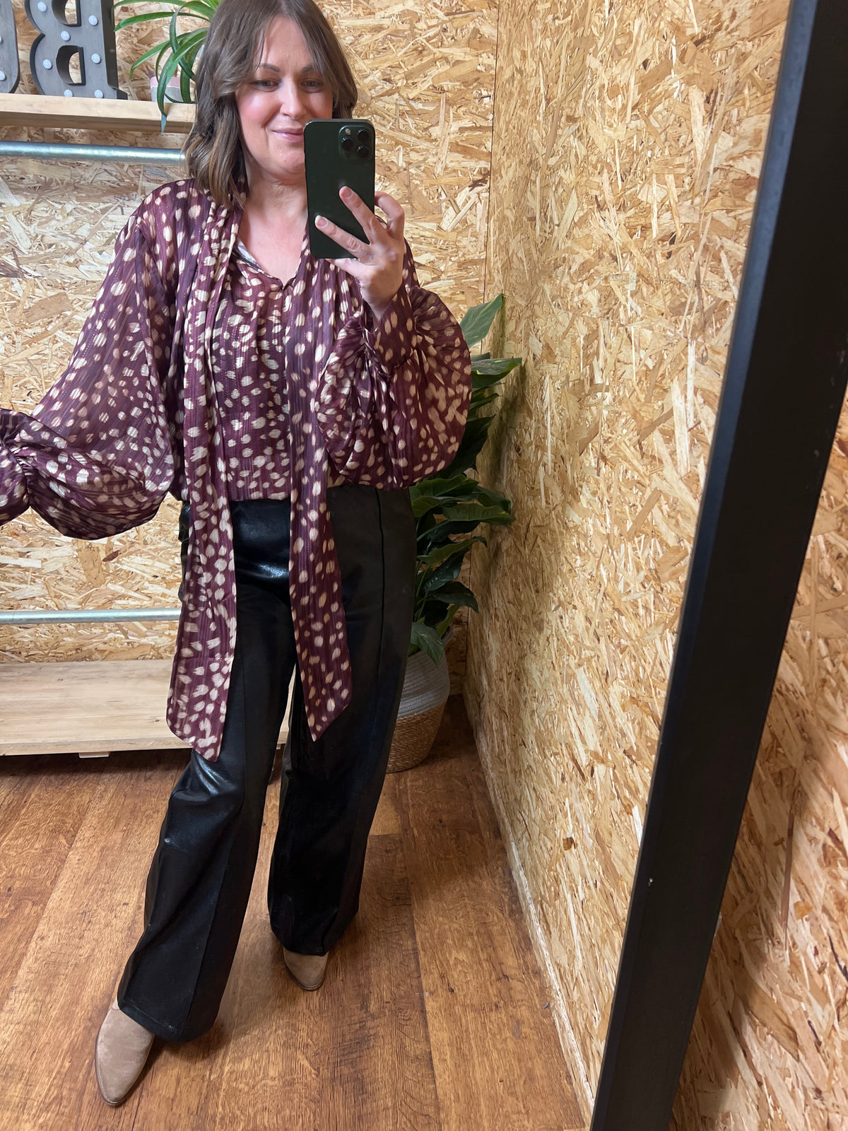 Sylvie Pussy Bow Blouse