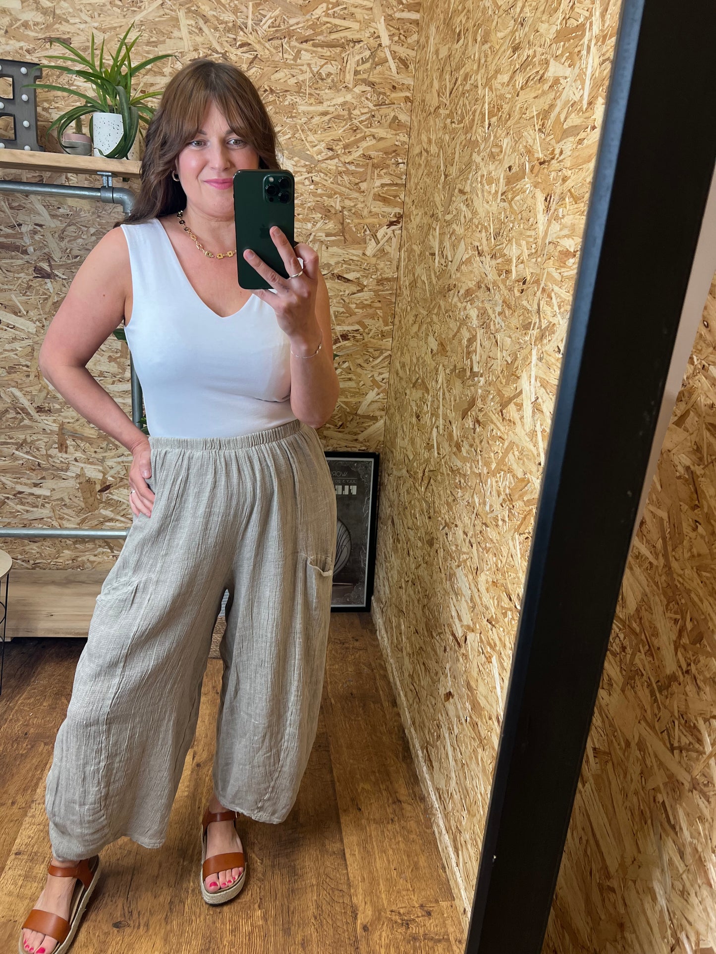 Nola Linen Mix Trousers