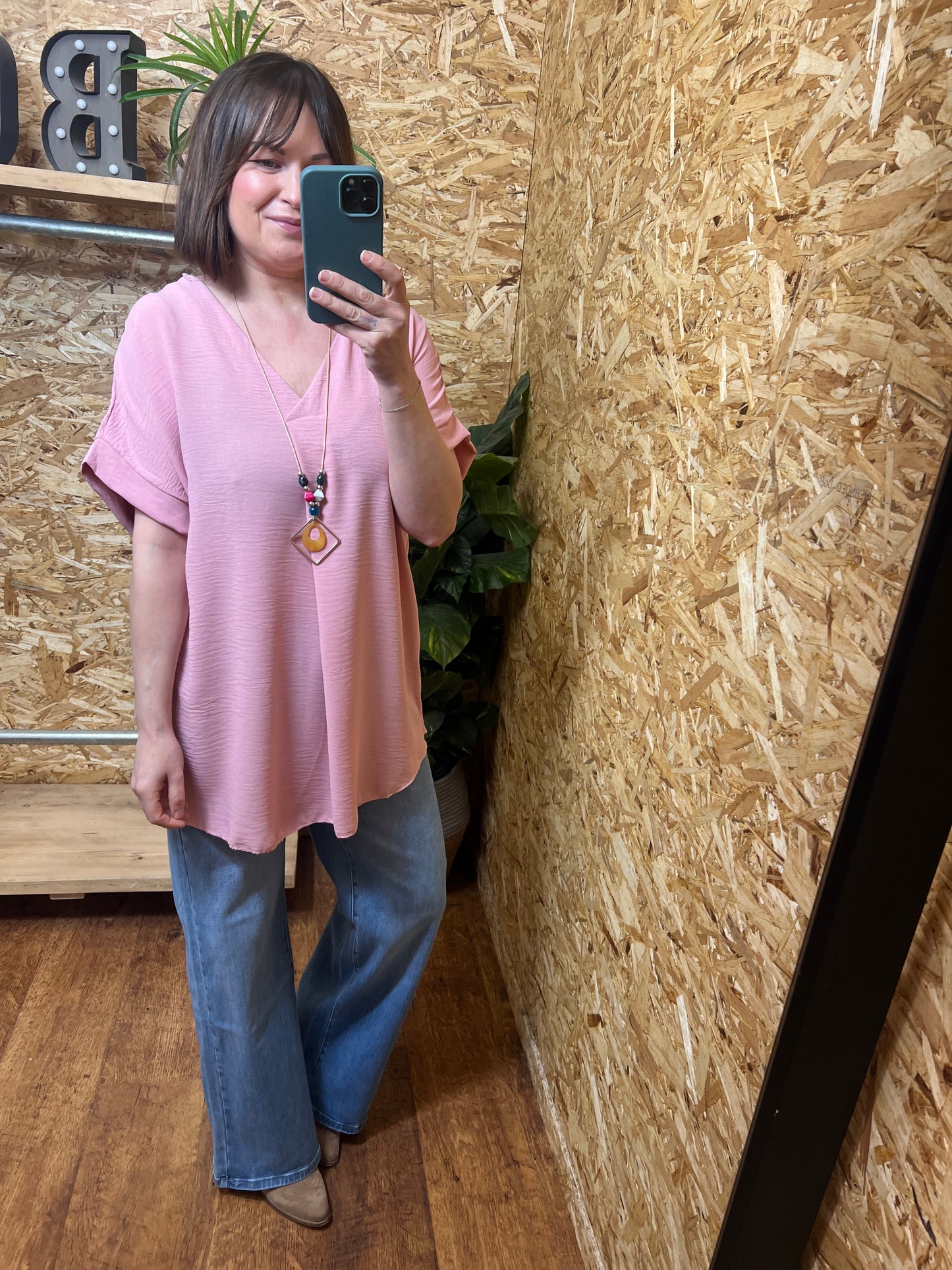 Ebony V Neck Top