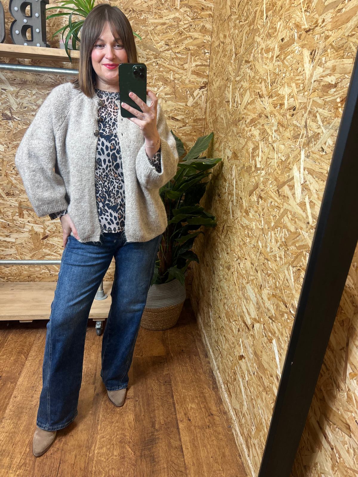 Mayfair Military Button Cardigan