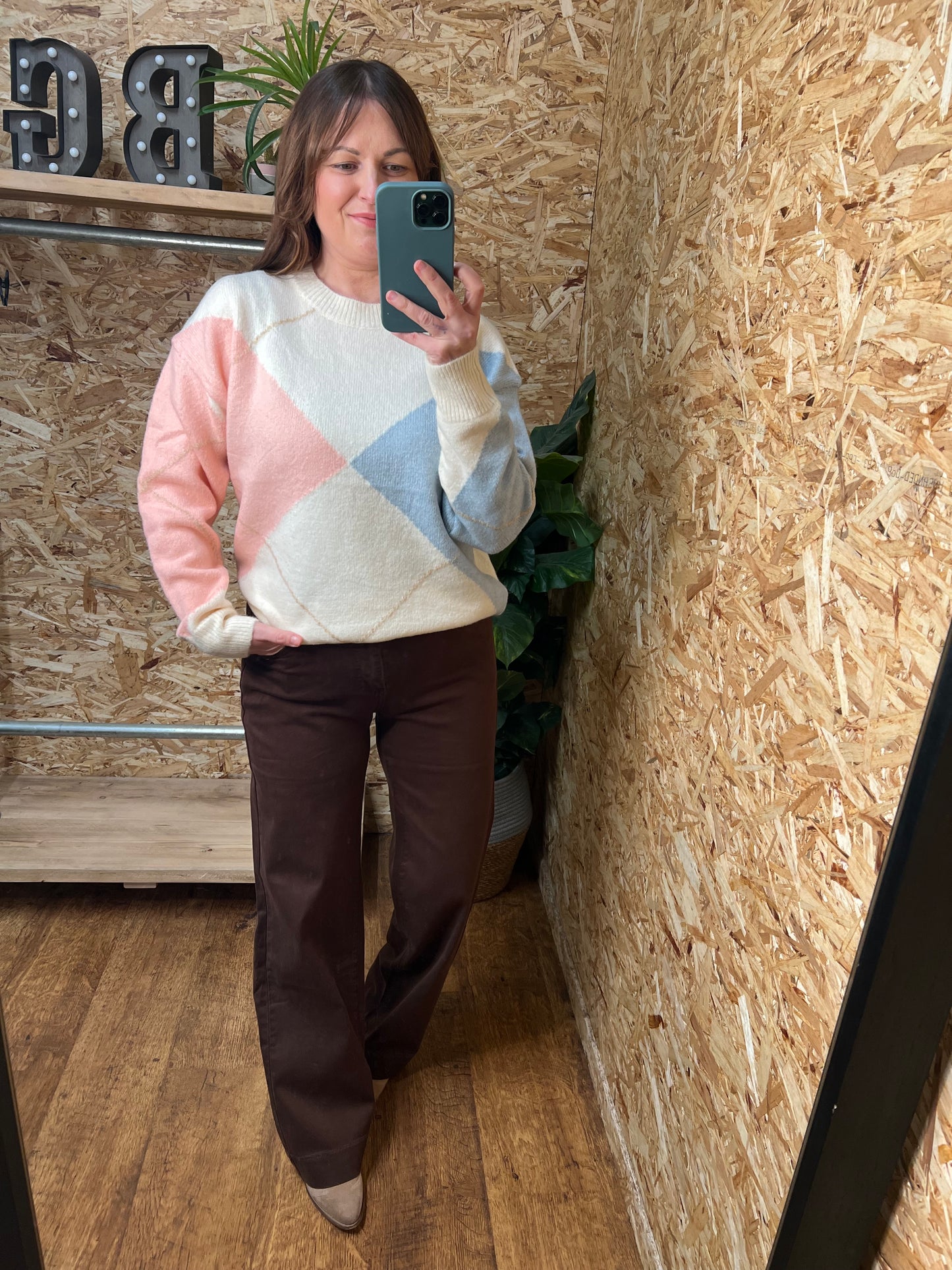 Argyle Knit - Pastel